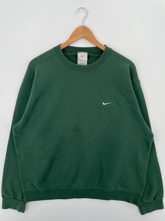 90’s NIKE MINI SWOOSH Size L Vintage Sweat-shirt / A6574
