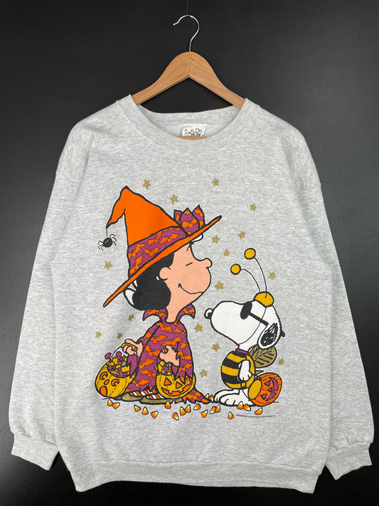 90’s SNOOPY HALLOWEEN Made in USA Size XL Vintage Sweat-shirt / A8106