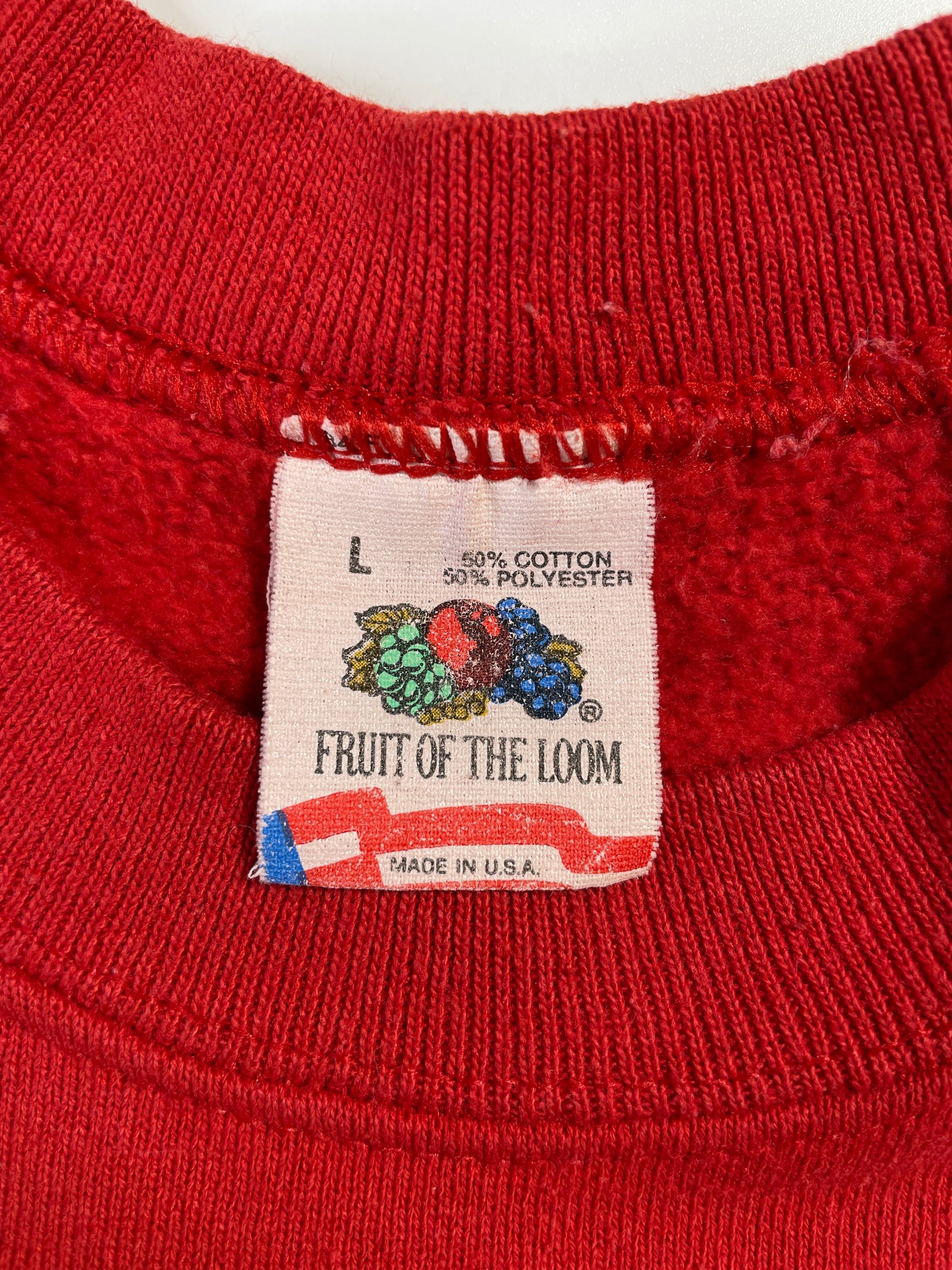 80’s NEBRASKA BIG RED Made in USA Size L Vintage College Sweat-Shirt / A7123