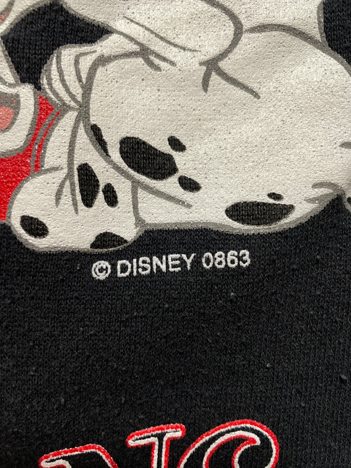 90's DISNEY 100 DALMATIANS Size XL Vintage Sweat-shirt / K981