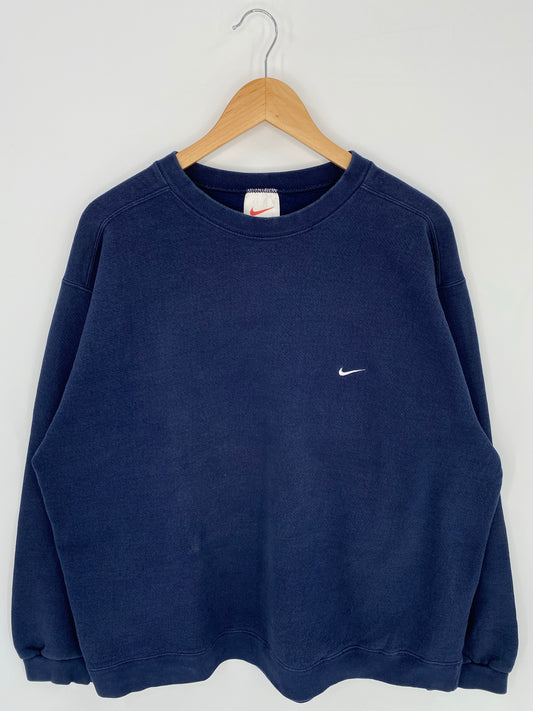 90’s NIKE MINI SWOOSH Size XL Vintage Sweat-shirt / K7549