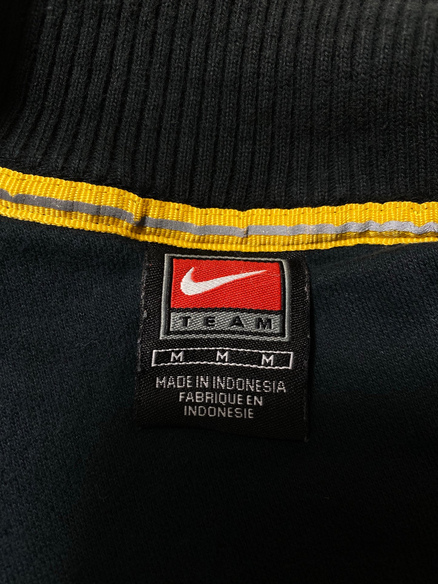 00' NIKE UNIVERSITY OF MISSOURI Size M Vintage College Zip Up Sweat-shirt / K8623