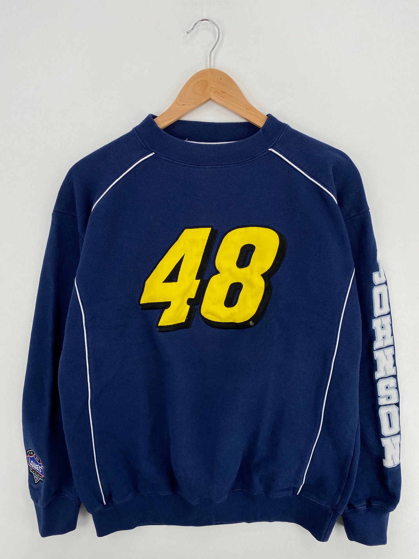 Vintage NASCAR x JOHNSON Size M Racing Sweat-Shirt / A6227