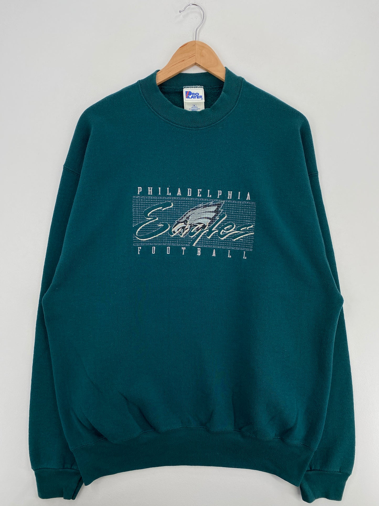 90’s PHILADELPHIA EAGLES Made in USA Size XL Vintage NFL Sweat-Shirt/ A5641