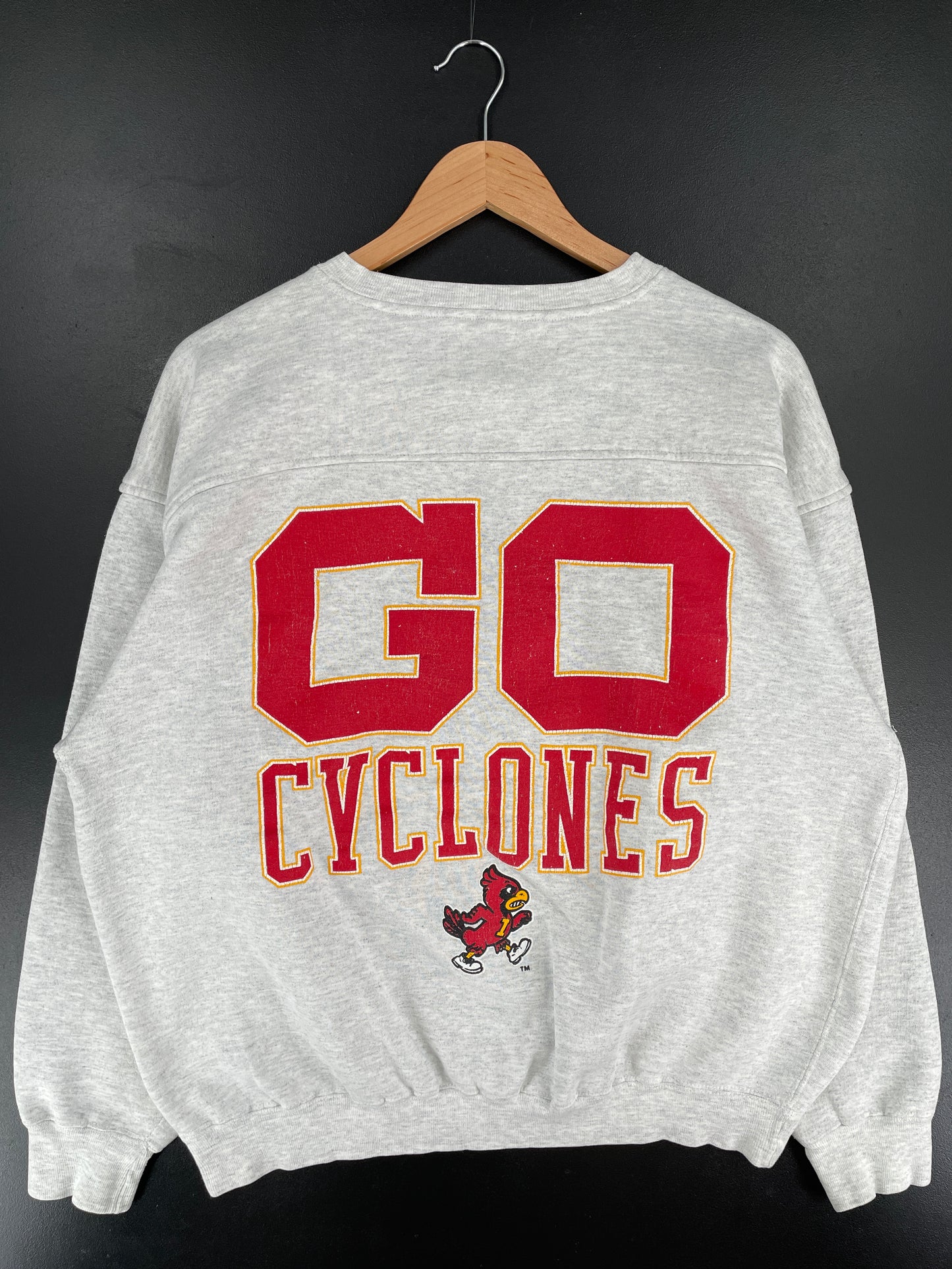 00' IOWA STATE CYCLONES Size M Vintage College Sweat-shirt / E5777S