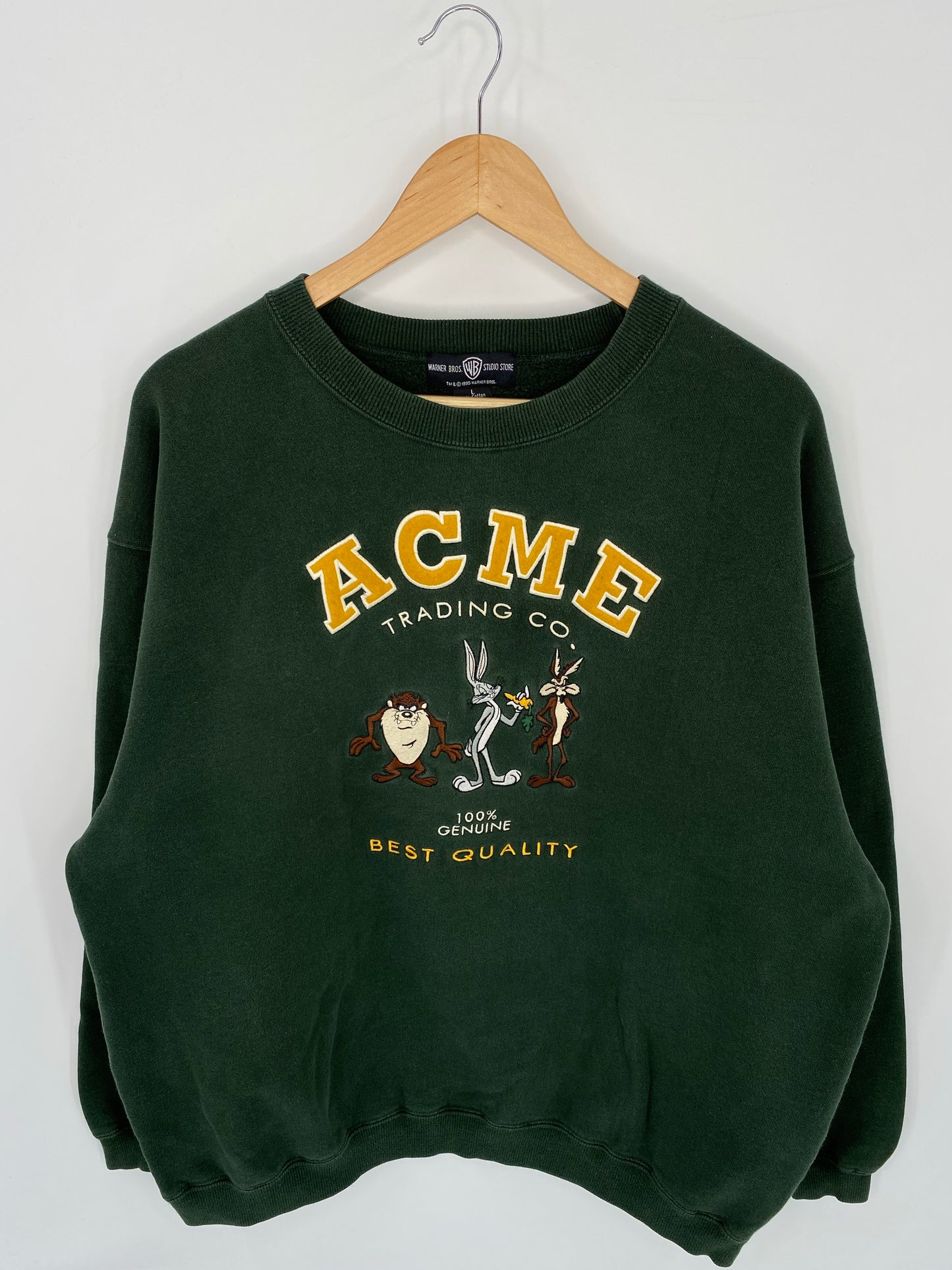 1995 LOONEY TUNES ACME Size L Vintage Sweat-shirt / K7729