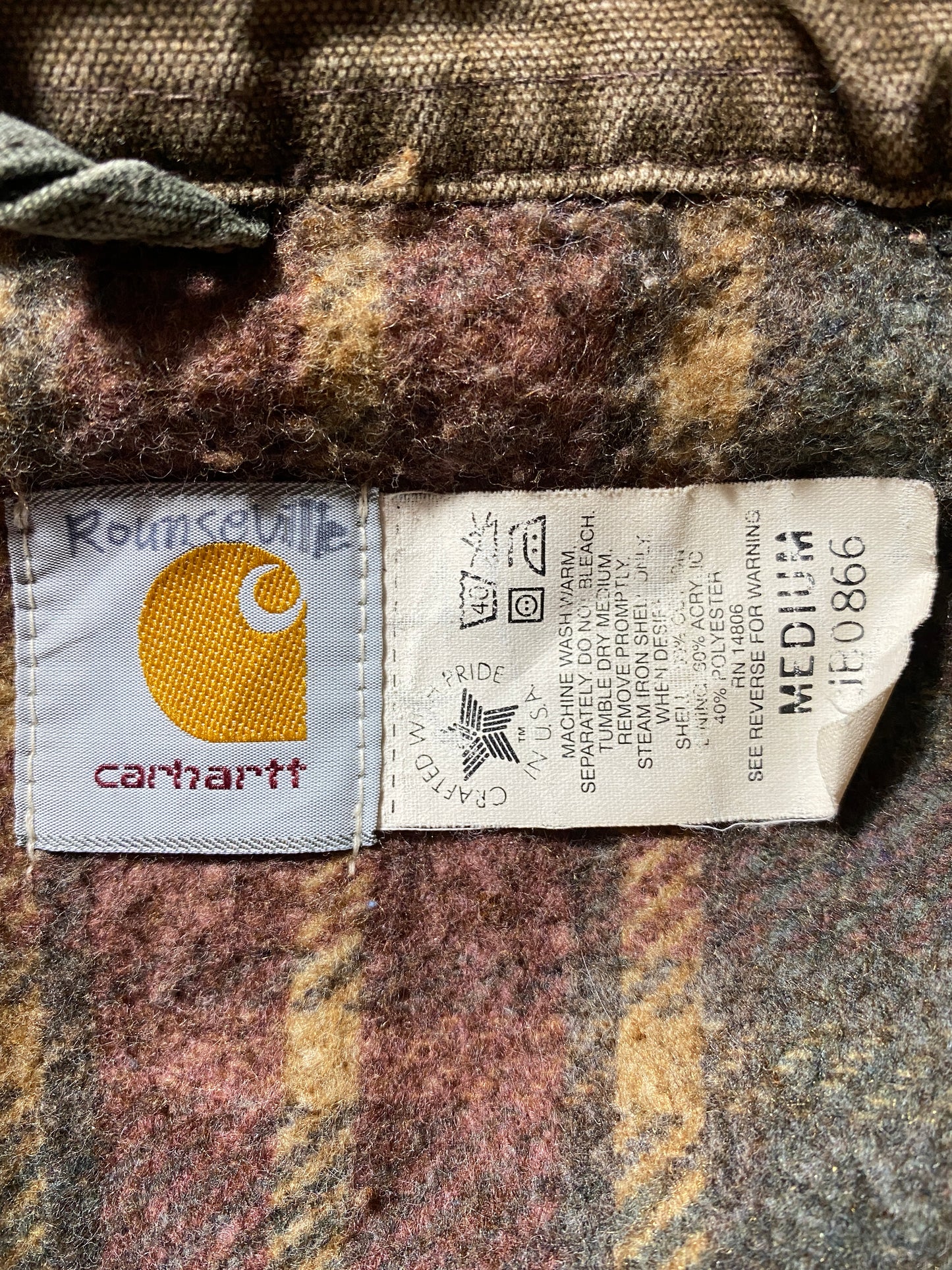 90’s CARHARRT Made in USA Size M Duck Jacket / A9302