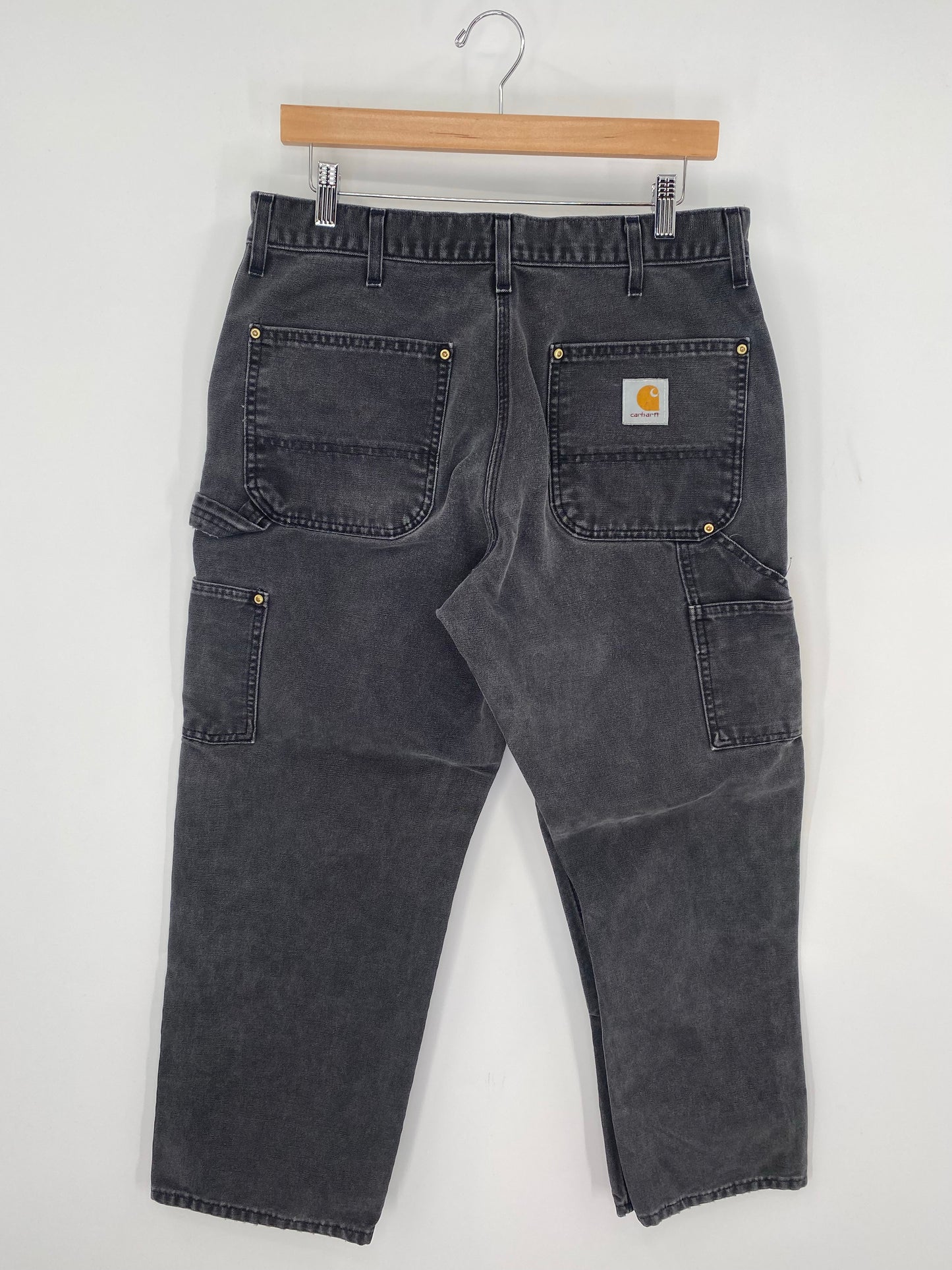90's CARHARTT Made in USA Size W32xL27 Vintage Double Knee Duck Pants / K9460