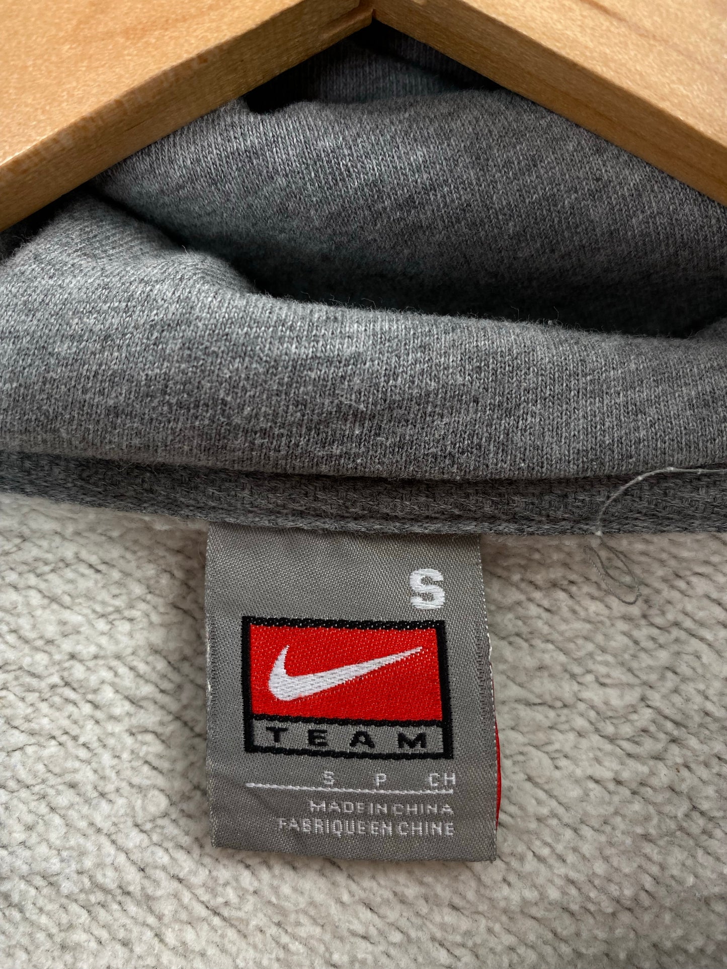 00' NIKE AIR FORCE Size S Vintage Hoodie Sweat-Shirt / K8539