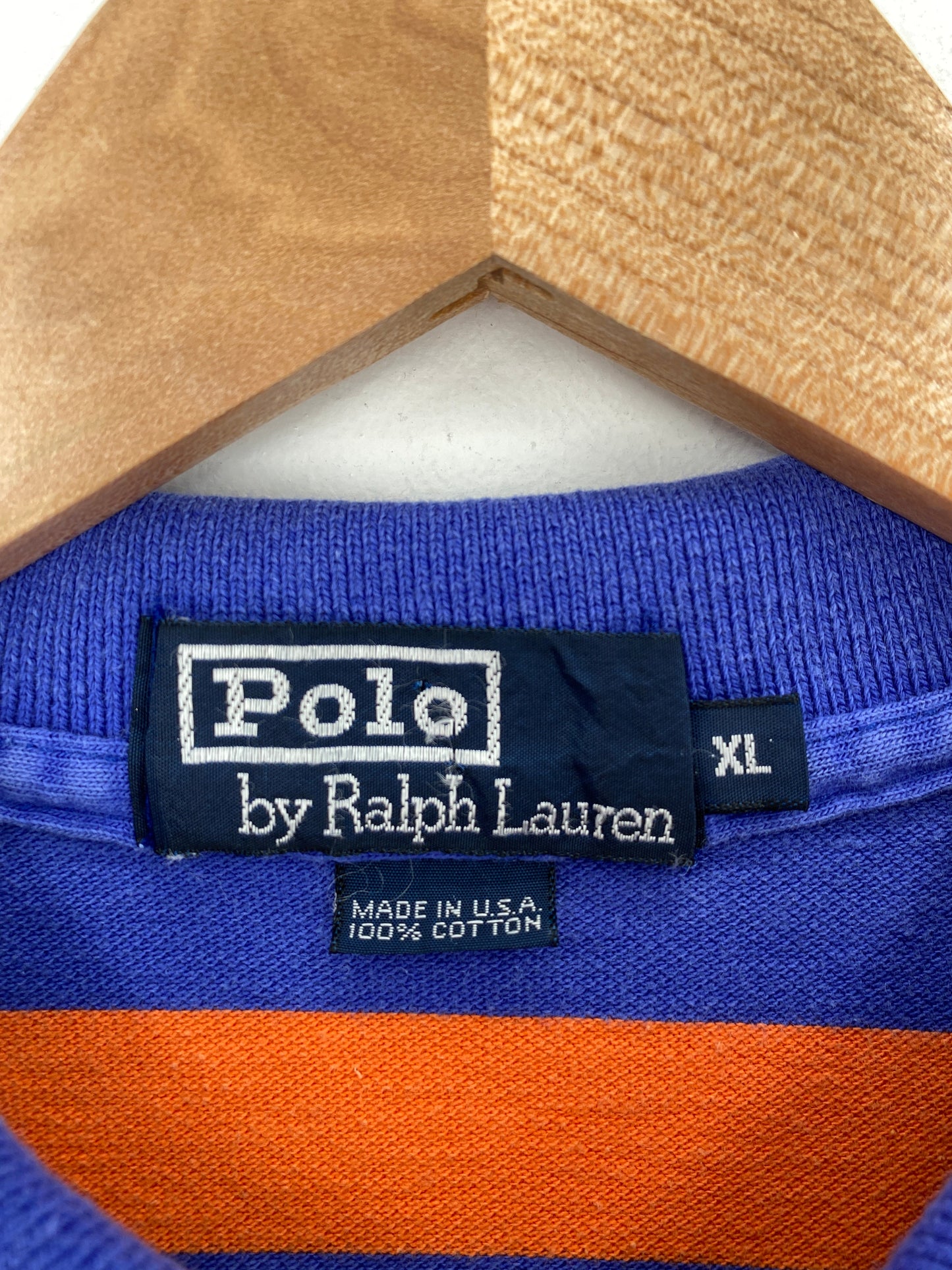.90's POLO RALPH LAUREN Made in USA Size M Vintage Polo Shirt / E4947T