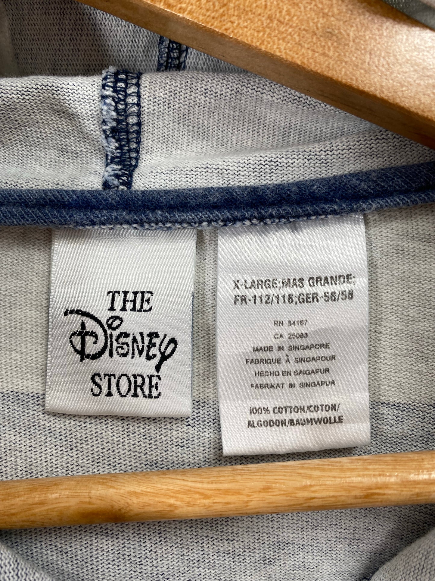 00' DISNEY UNIVERSITY Size XL Vintage Hoodie Rugby-shirt / K4711