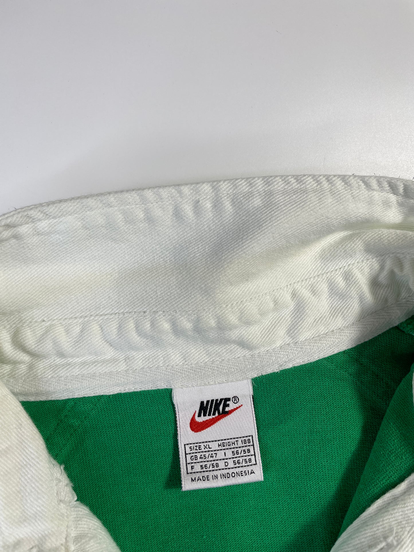 90’s NIKE x IRELAND Size XL Vintage Rugby-Shirt / A7268