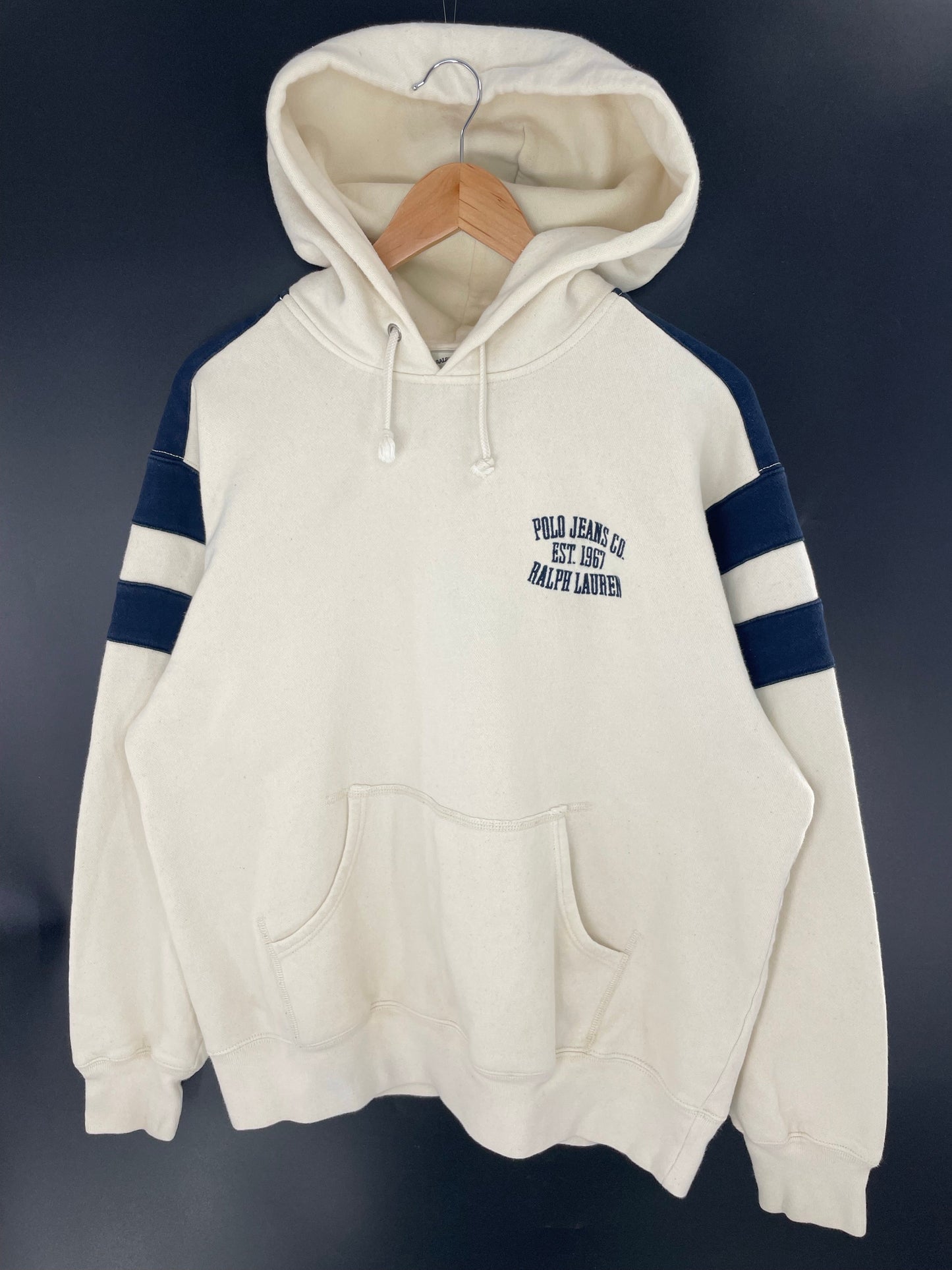 90’s POLO JEANS Size L Vintage Hoodie Sweat-shirt / A7436