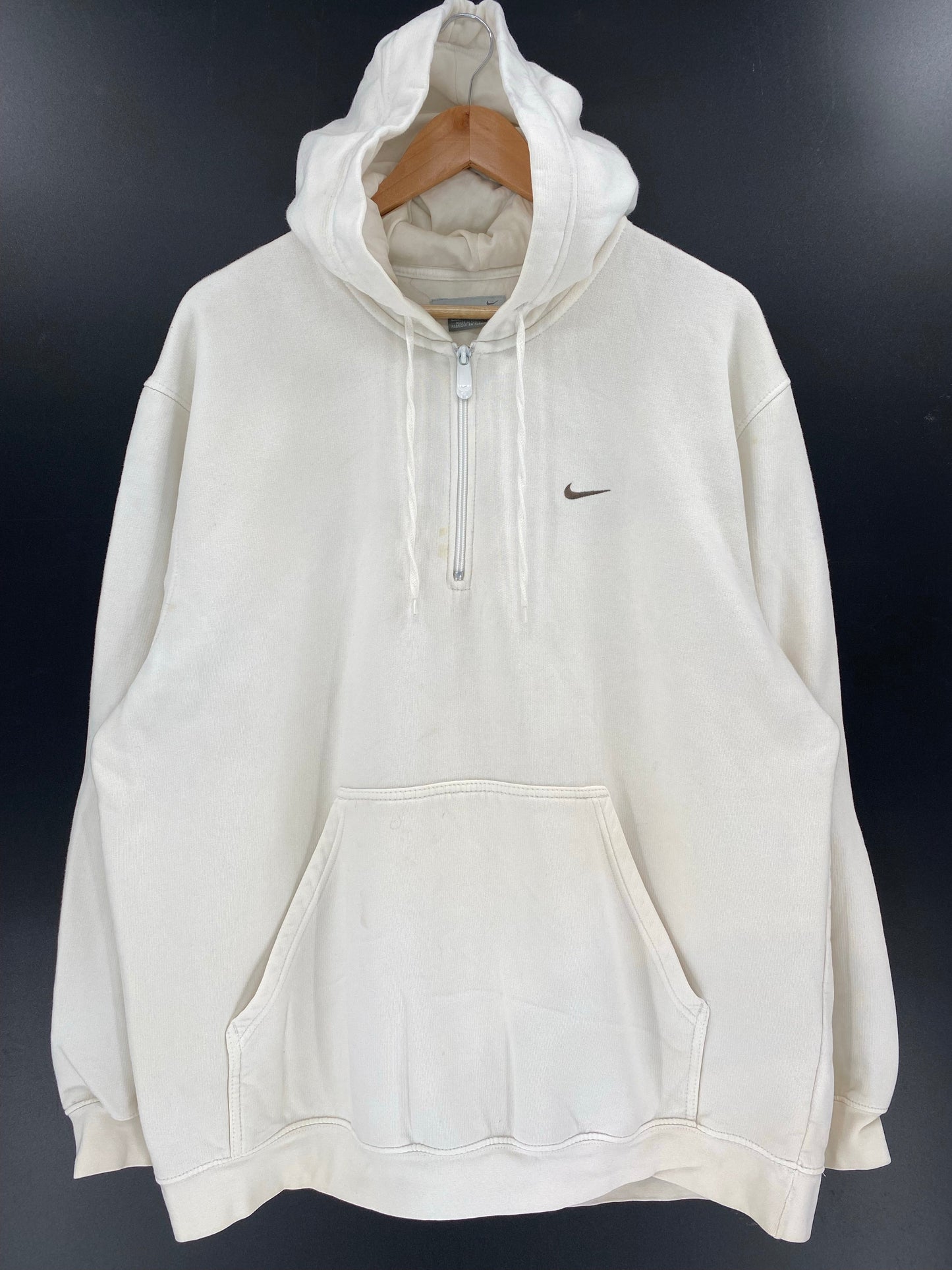 00' NIKE MINI SWOOSH Size XL Vintage Hoodie Sweat-shirt / A9091