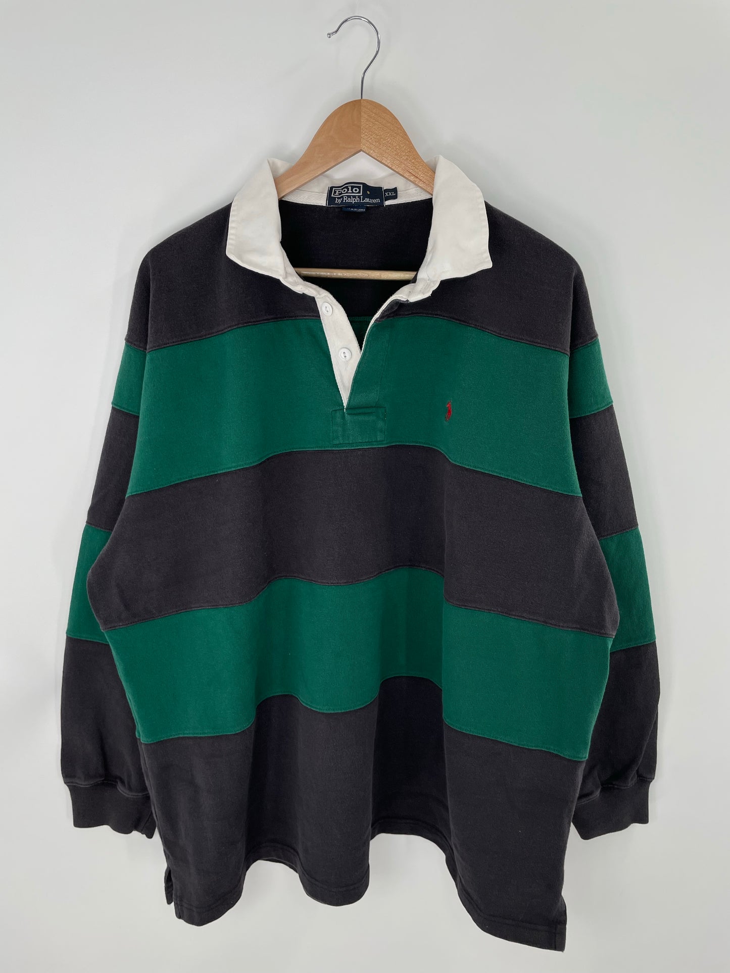 90's POLO RALPH LAUREN Size XXL Vintage Rugby-Shirt / K8650