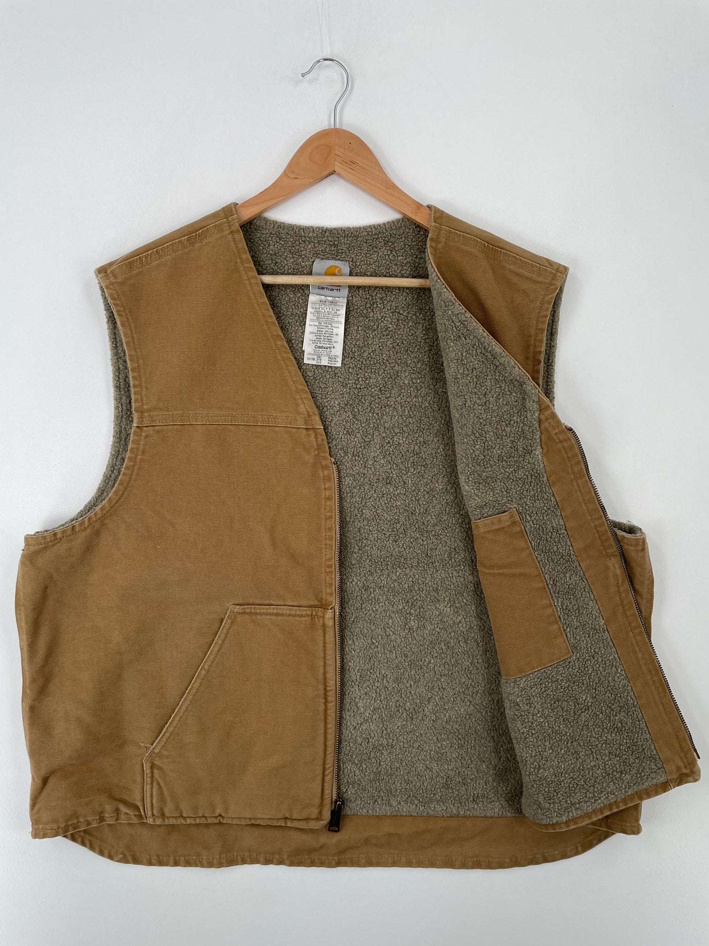Vintage CARHARTT Size XXL Duck Vest / A9162
