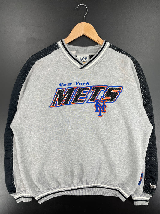 00' NEW YORK METS Size L Vintage MLB Sweat-Shirt / E3482S