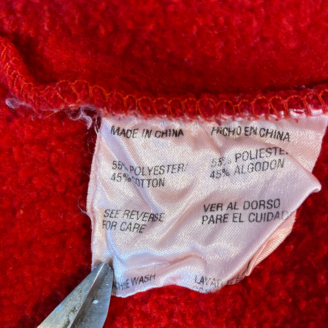 90’s STARTER x UNIVERSITY OF WISCONSIN Size L Vintage College Sweat-Shirt / E3414S