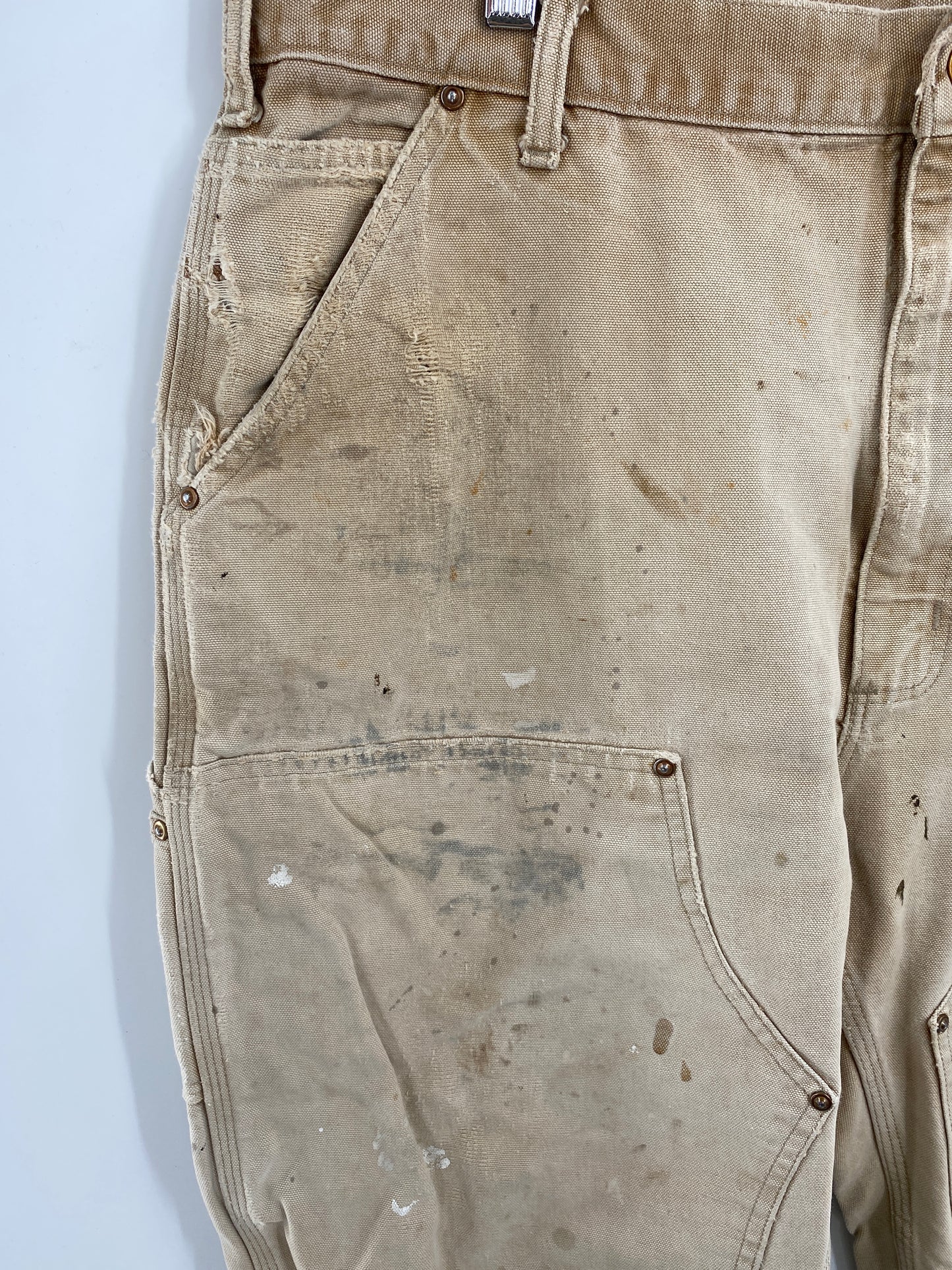 Vintage CARHARTT Made in USA Size W39xL30 Double Knee Pants / A6624