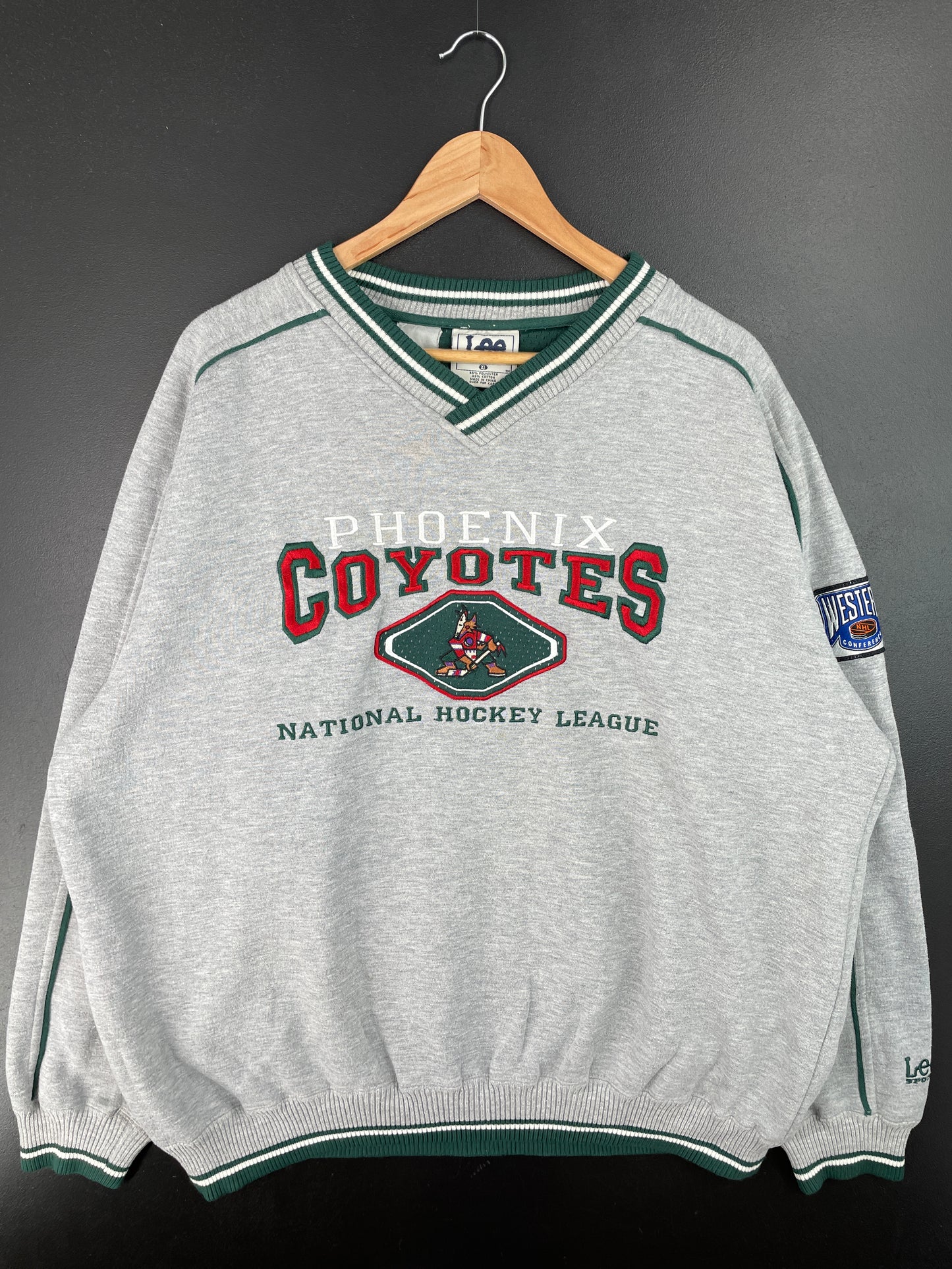 00’ PHOENIX COYOTES Size XL NHL Sweat-Shirt / A7888