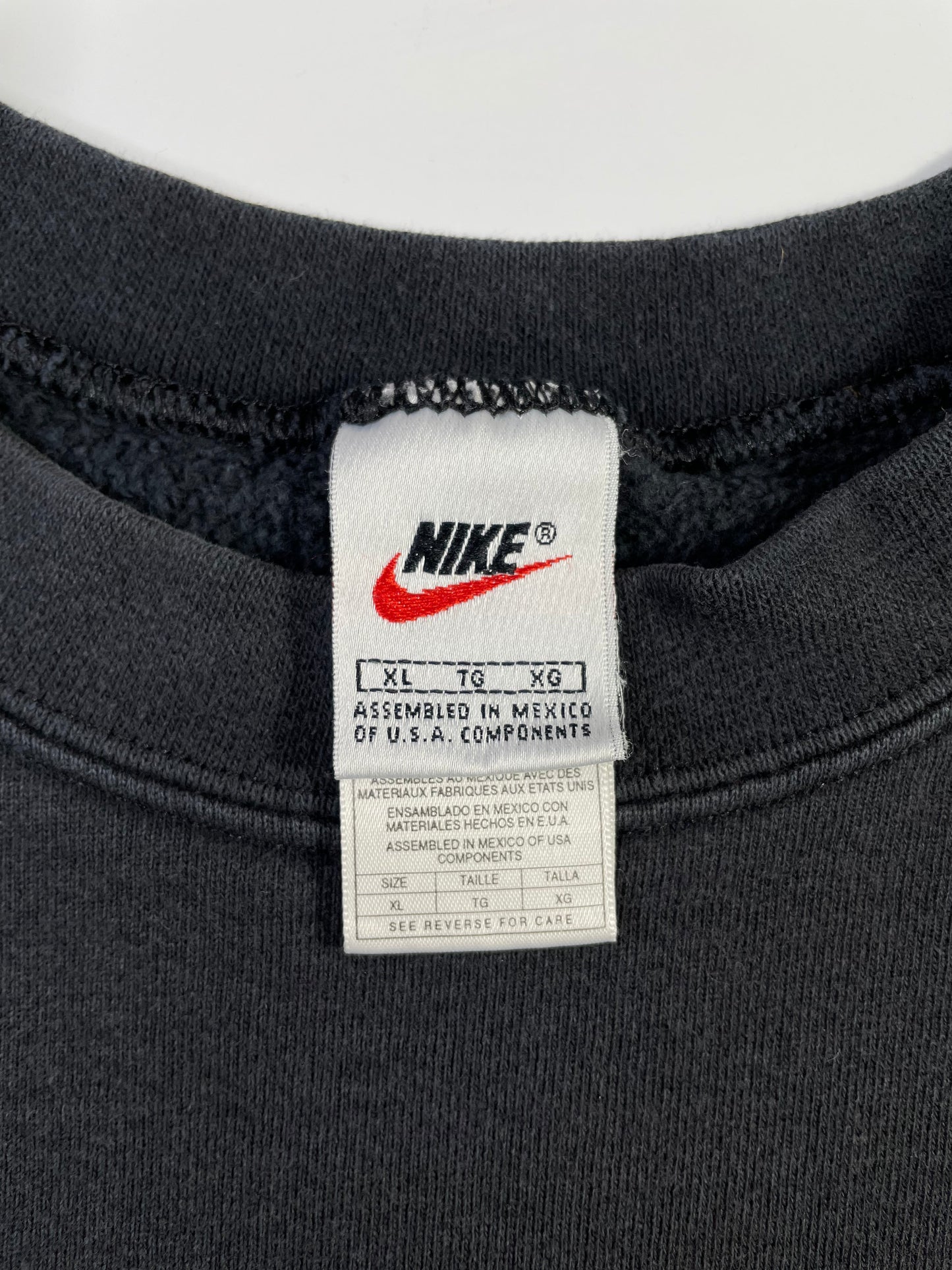 90’s NIKE MINI SWOOSH Size XL Vintage Sweat-shirt / E1446S
