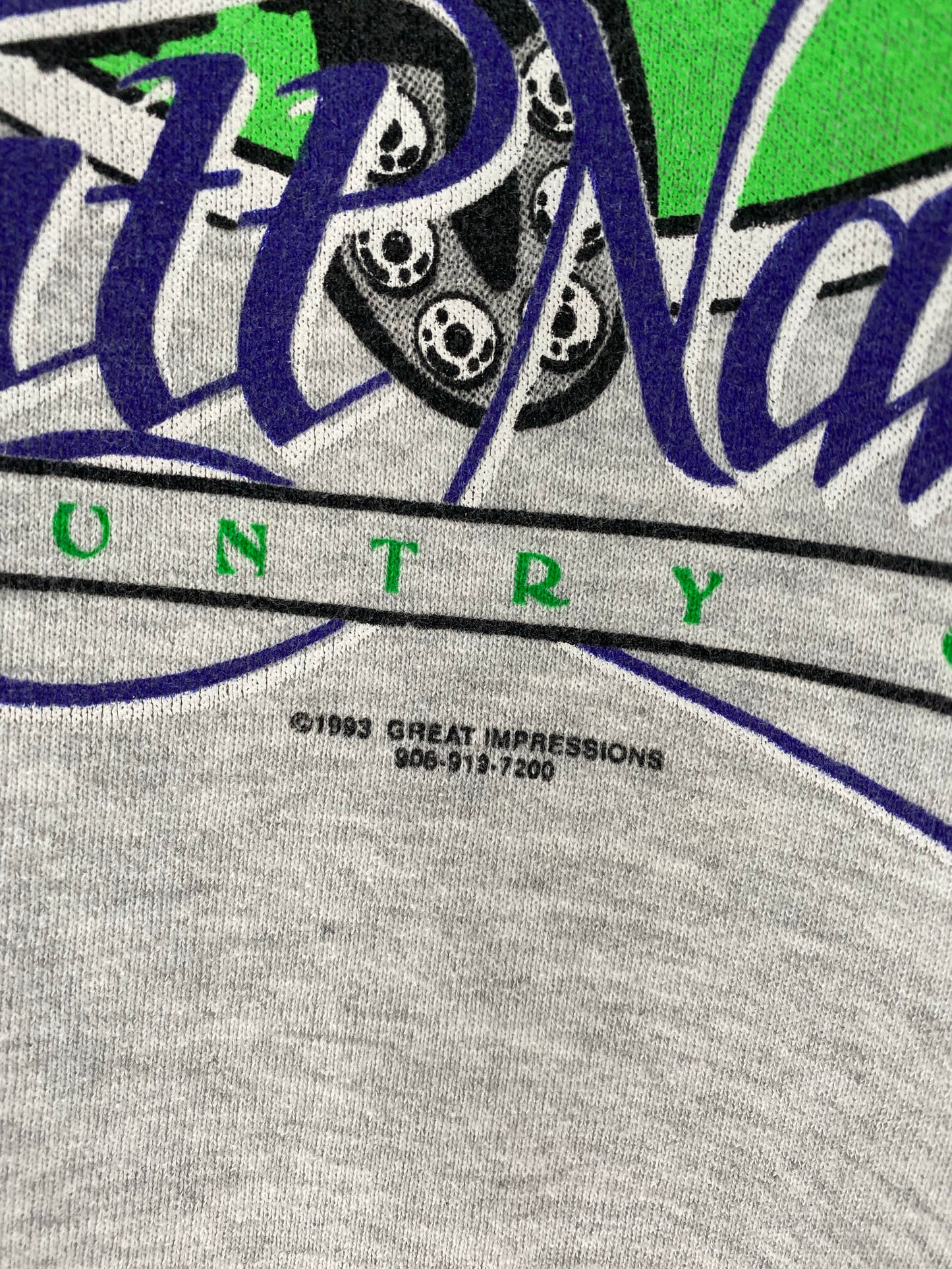 90's BUTT NAKED COUNTRY CLUB Made in USA Size XL Vintage Sweat-shirt / K7654