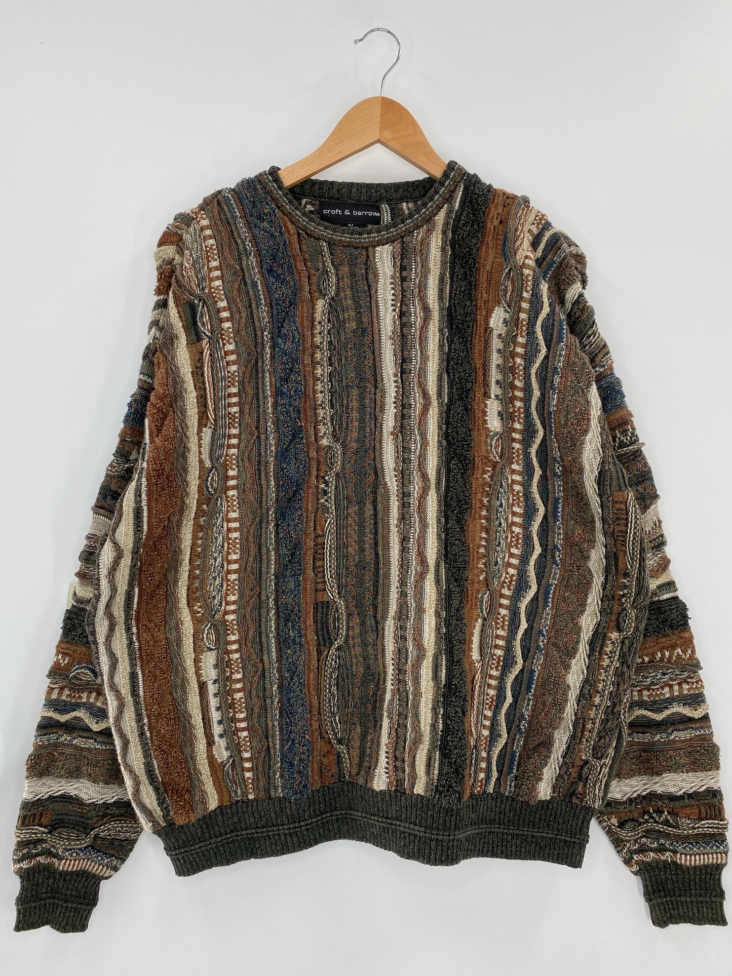 Vintage 3D COOGI- Style Size XL Knit Sweater / K4229