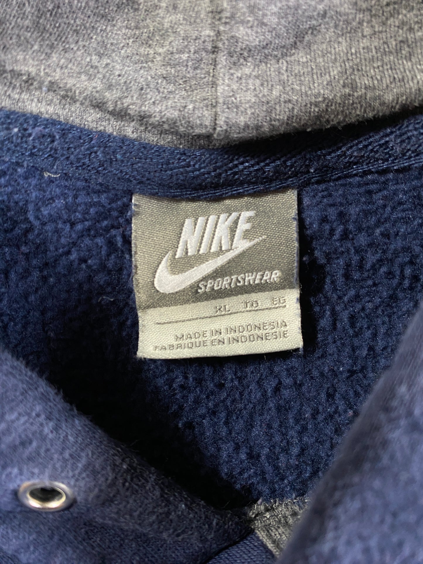 00’ NIKE MINI SWOOSH Size XL Hoodie Sweat-shirt / E5700S