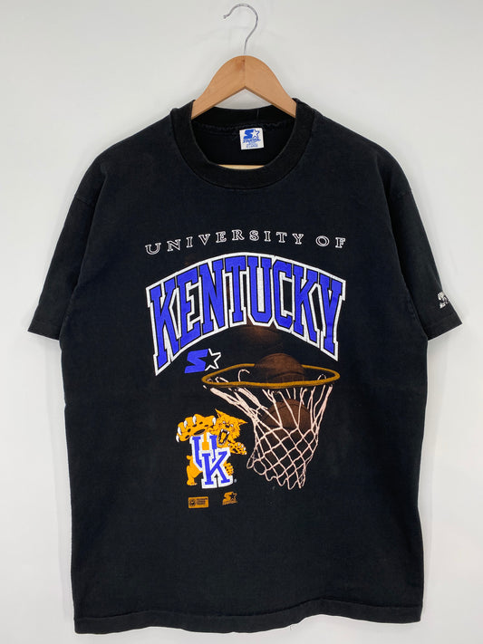 90’s STARTER x UNIVERSITY OF KENTUCKY Made in USA Size XL College T-shirt / K9757