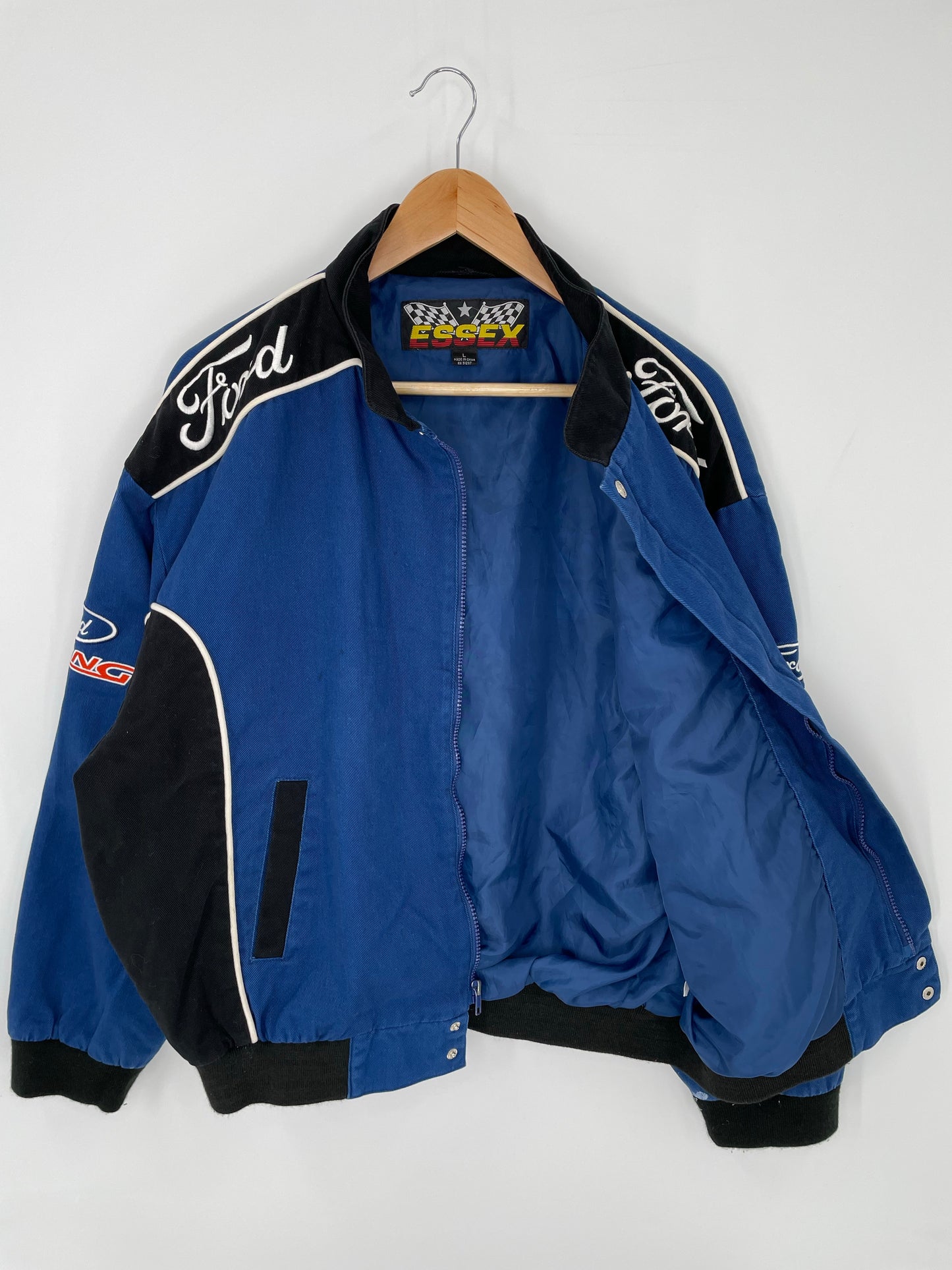 Vintage NASCAR FORD Size L Racing Jacket / K9188