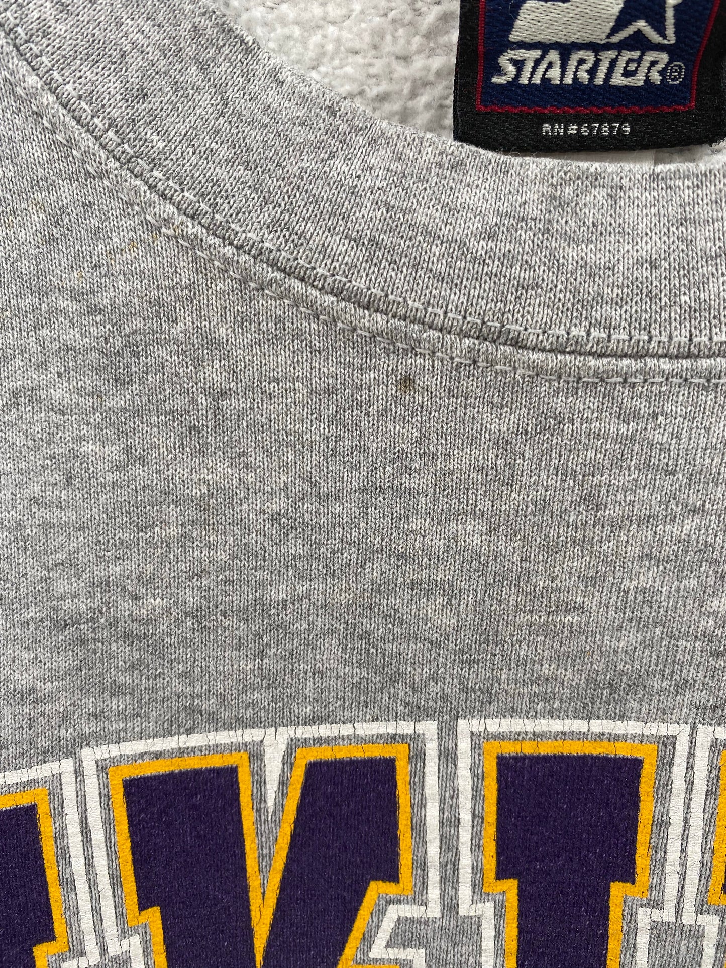 90’s STARTER x MINNESOTA VIKINGS Made in USA Size M Vintage NFL Sweat-Shirt / K6262
