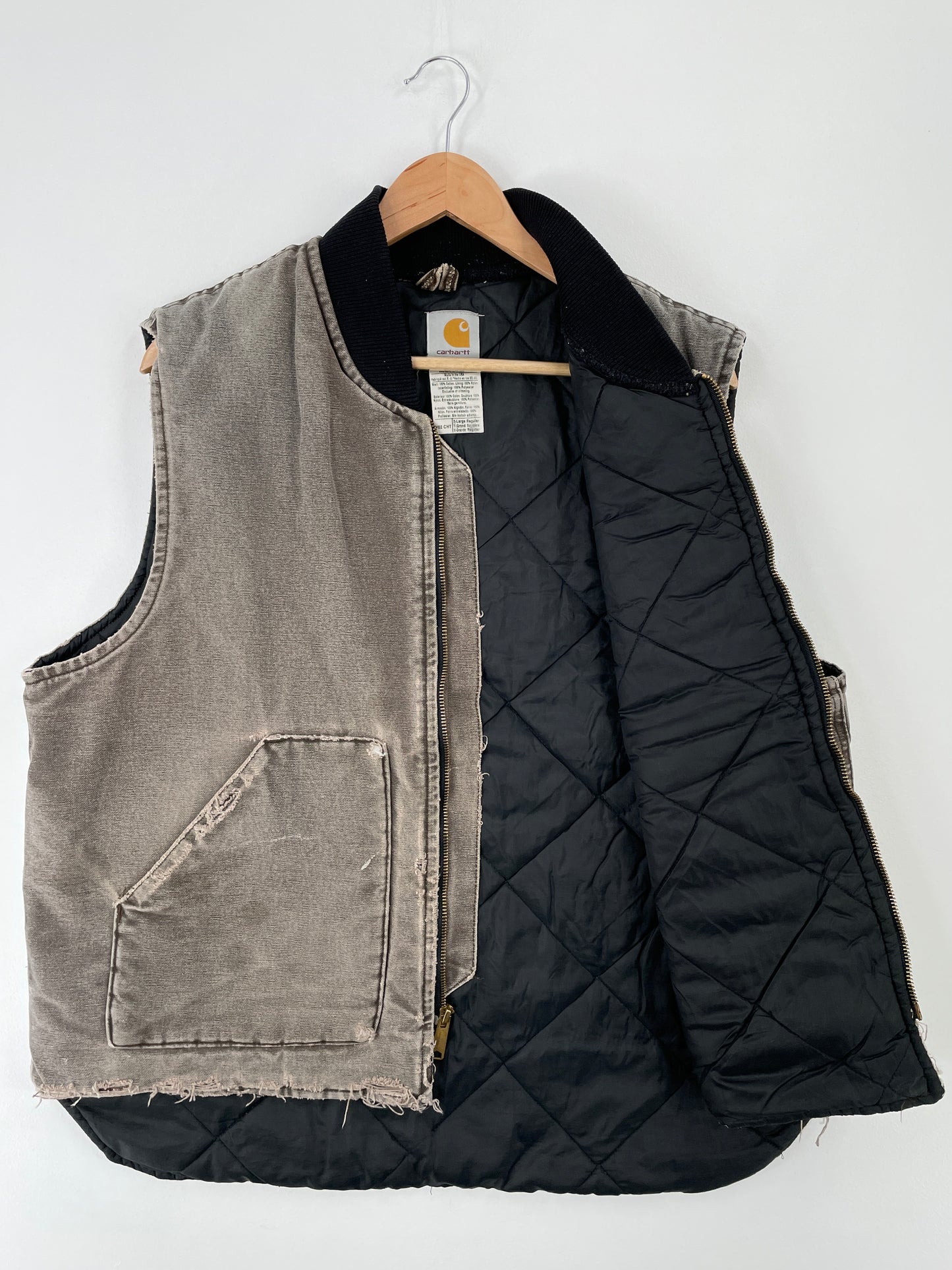 90’s CARHARTT Made in USA Size XL Duck Vest / A9161