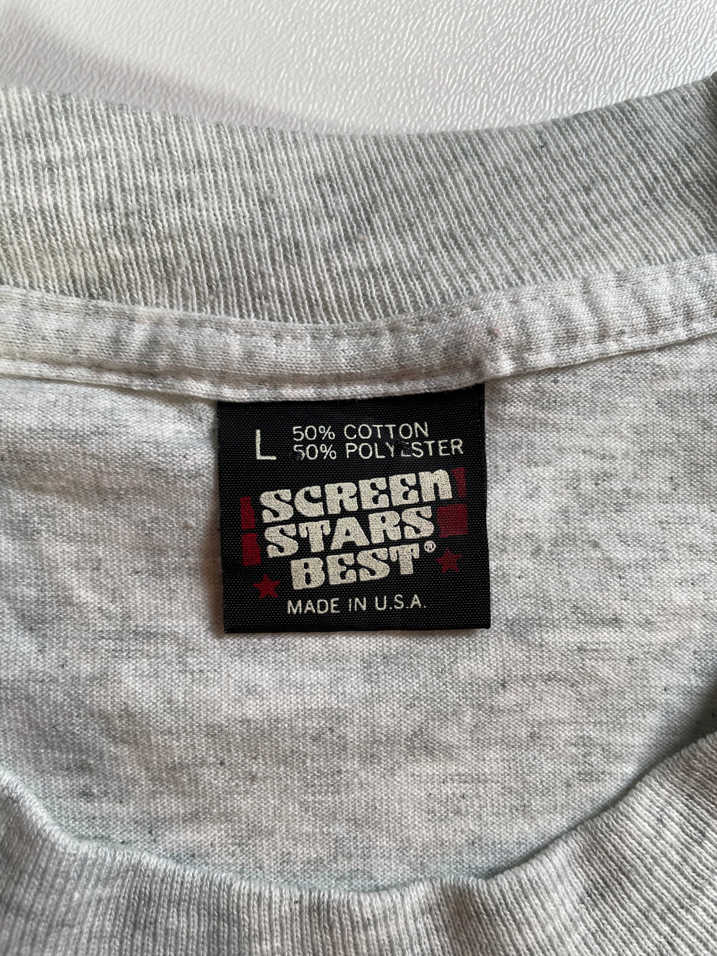 1991 PITTSBURGH PENGUINS Made in USA Size L Vintage NHL T-Shirt / A3845