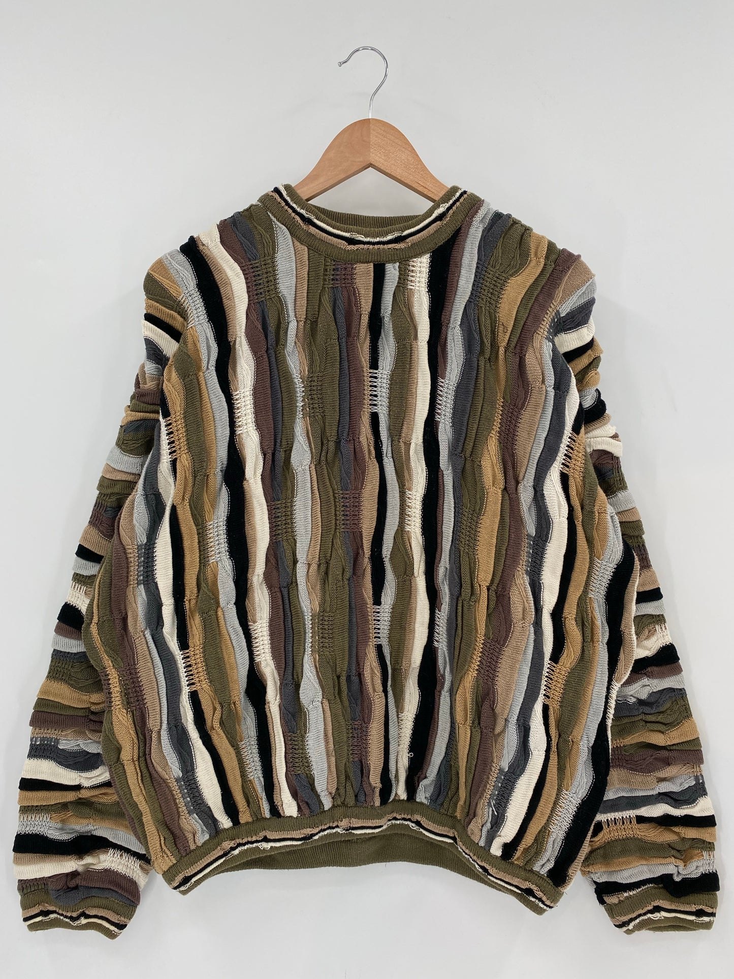Vintage 3D COOGI- Style Size L Knit Sweater/ K6936