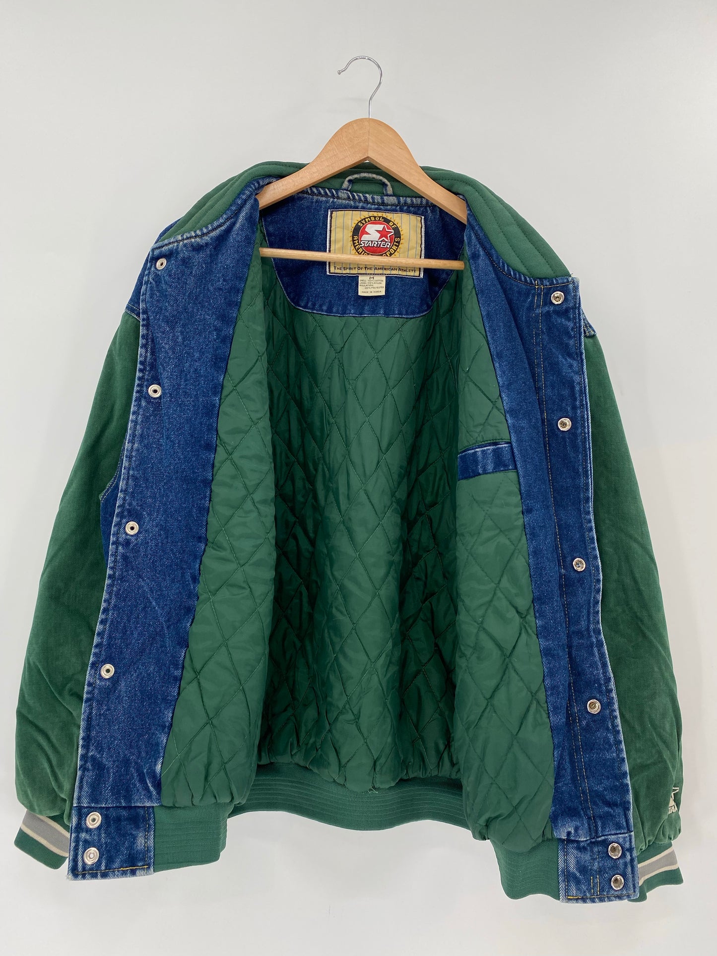 90’s STARTER Size M Vintage Denim Jacket  / K4986