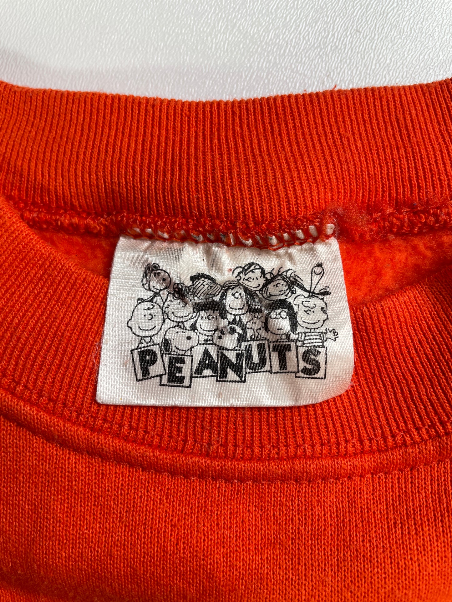 Vintage PEANUTS HALLOWEEN Size Approx.L Sweat-shirt / A7337