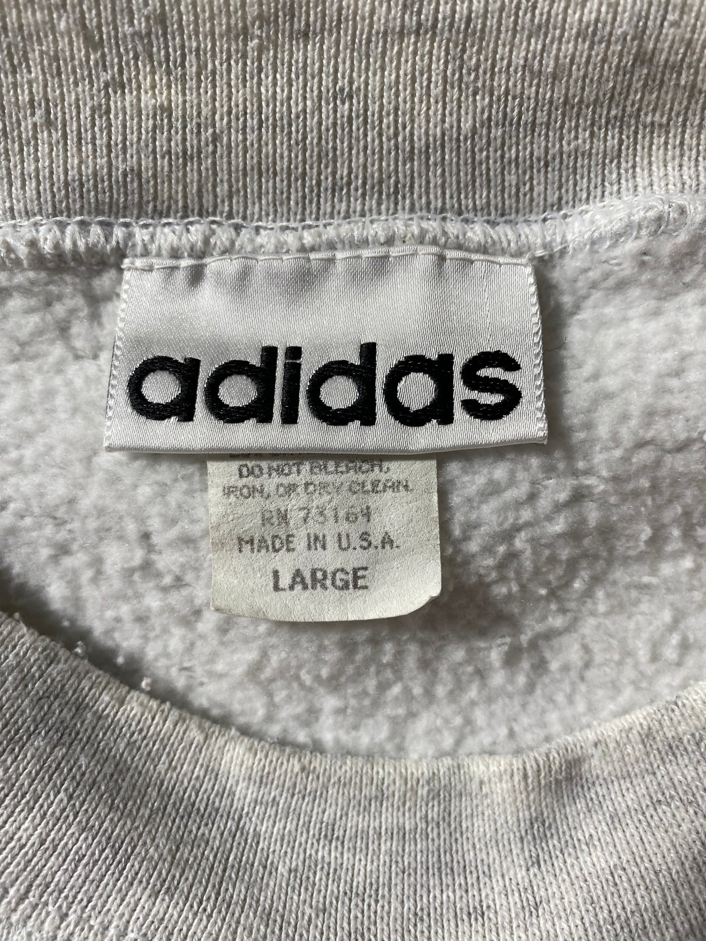 1995 ADIDAS SOCCOR Made in USA Size L Vintage Sweat-shirt / K9902