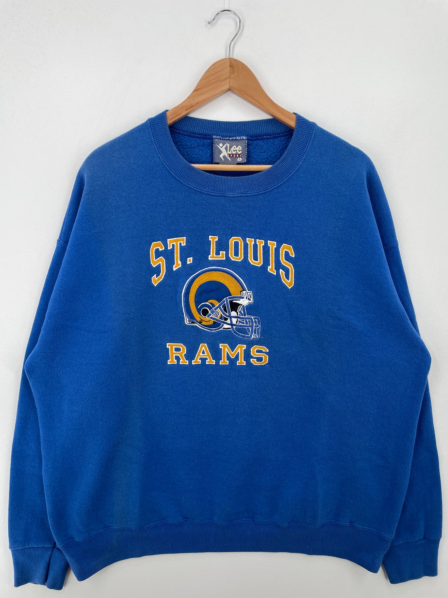 90’s ST. LOUIS LOS ANGELES RAMS Made In USA Size XL NFL Sweat-Shirt / A8578