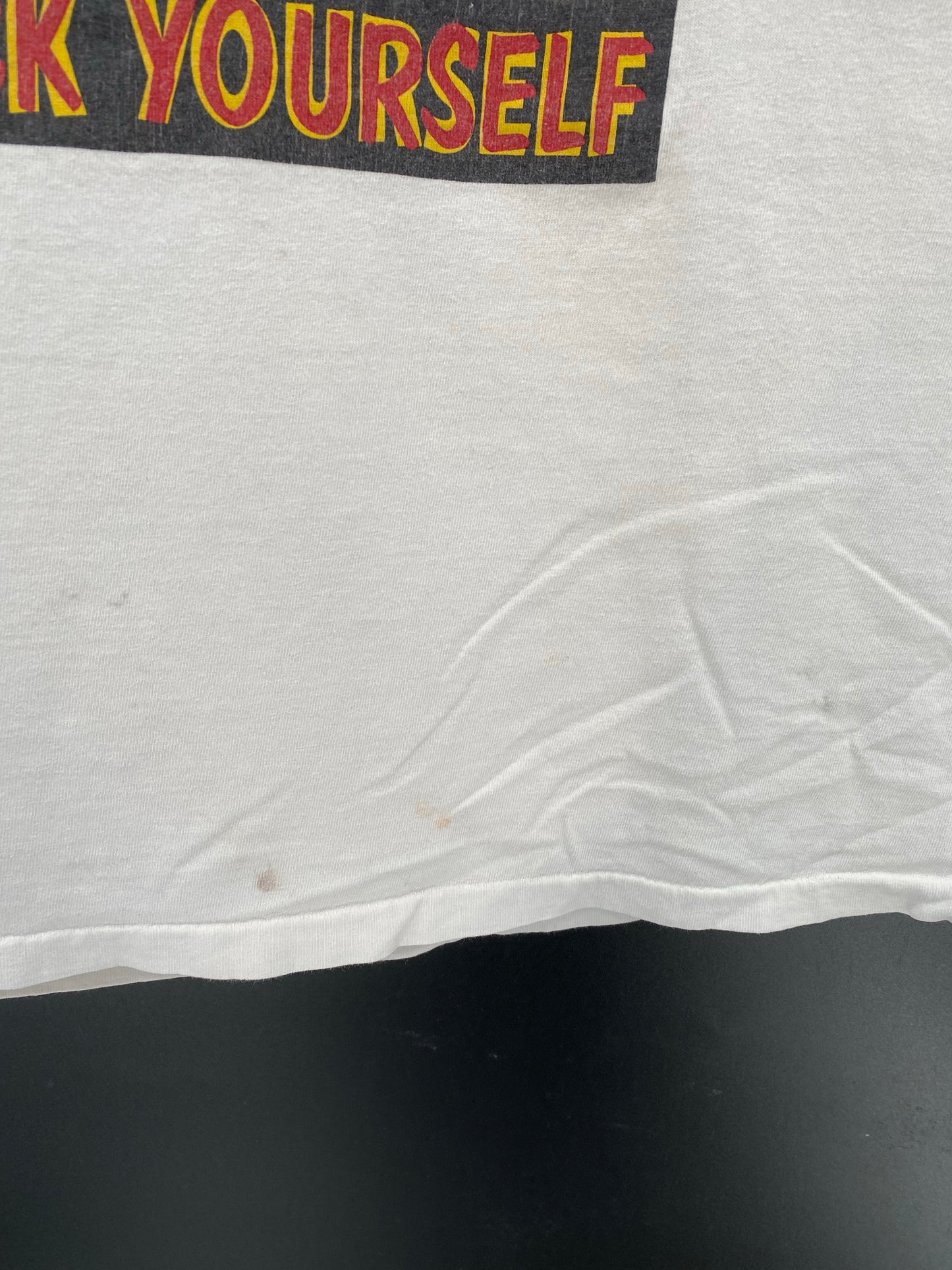 90’s PRACTICE SAFE SEX Size L Vintage T-Shirts / K4511