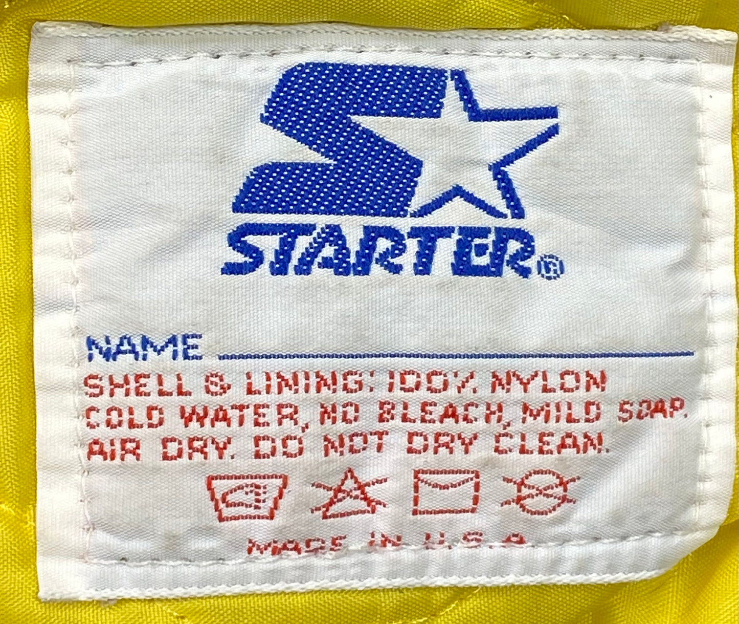 90's Starter x Steelers Made in USA Vintage Padded NFL Nylon Jacket / 5032