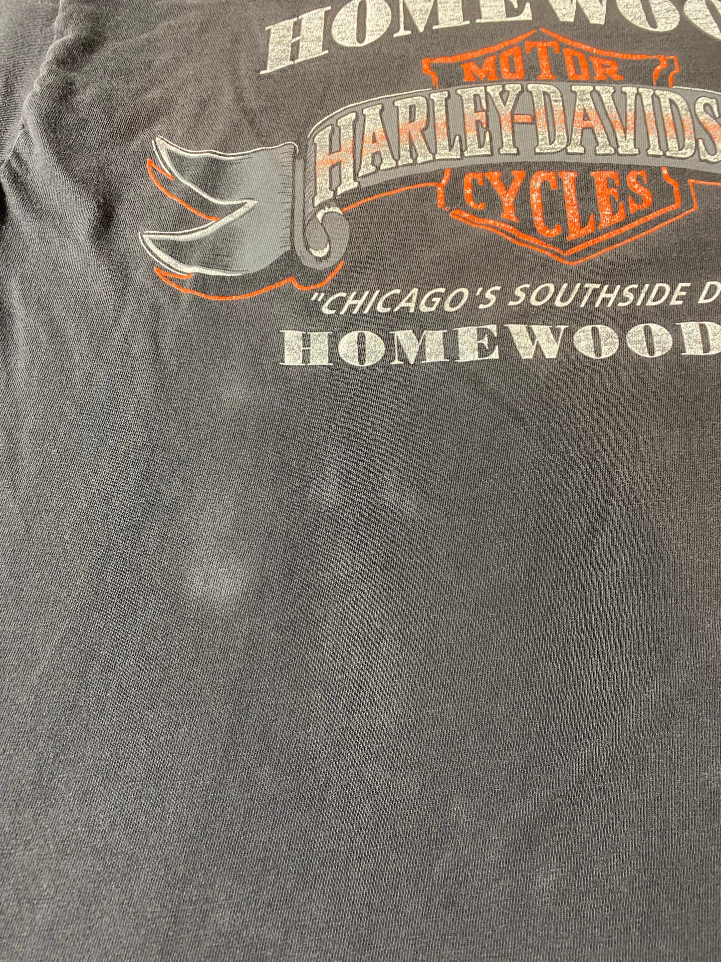 1987 HARLEY DAVIDSON Made in USA Size L Vintage T-Shirt / K4313