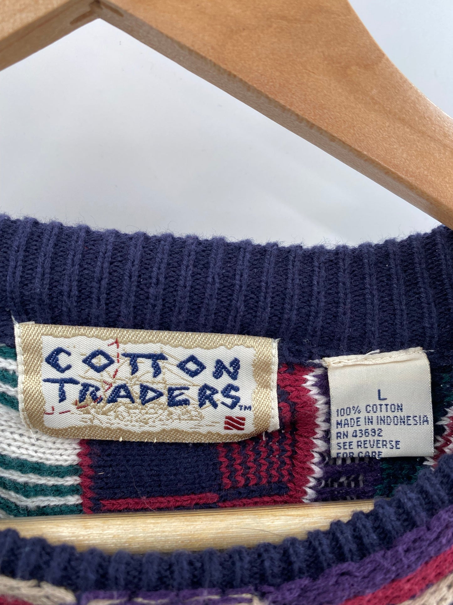 Vintage 3D COOGI Style Size L Knit Sweater / A6721