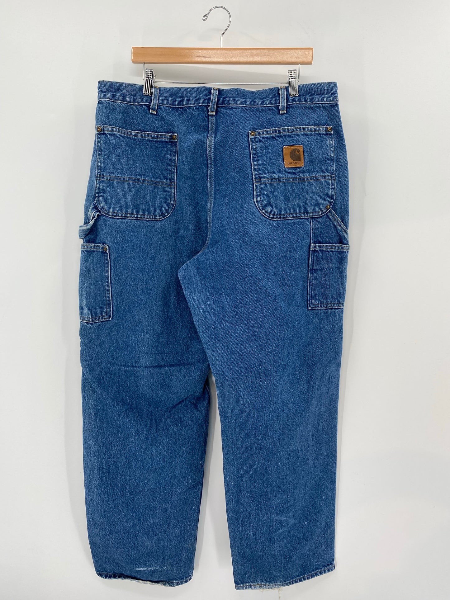 Vintage CARHARTT Size W36xL32 Double Knee Duck Pants / K6699