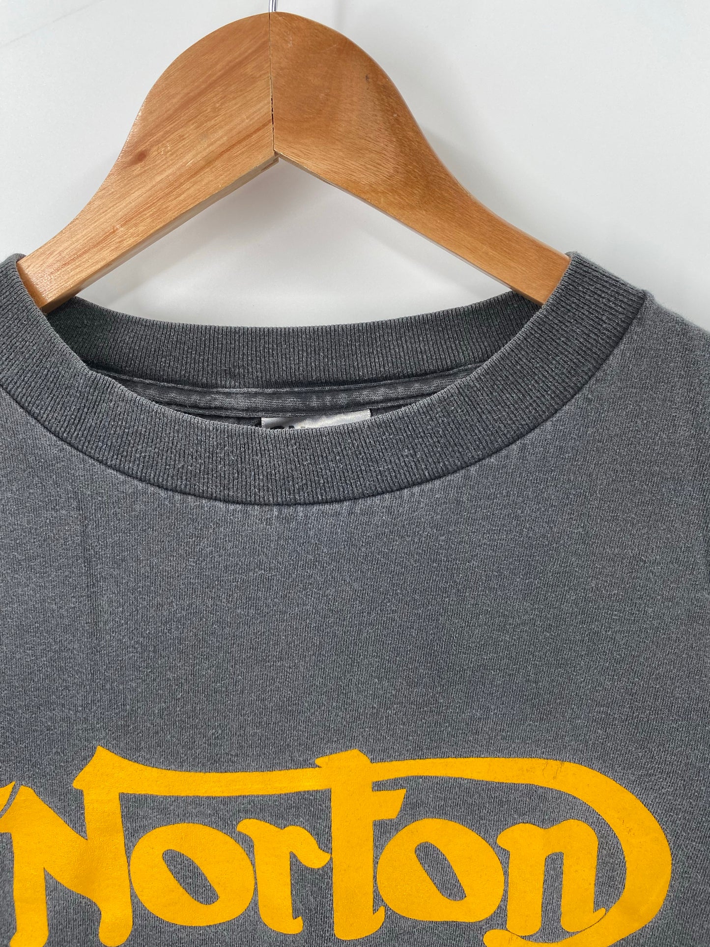 90’s NORTON Size XL Vintage Motor cycle T-Shirts / K4394