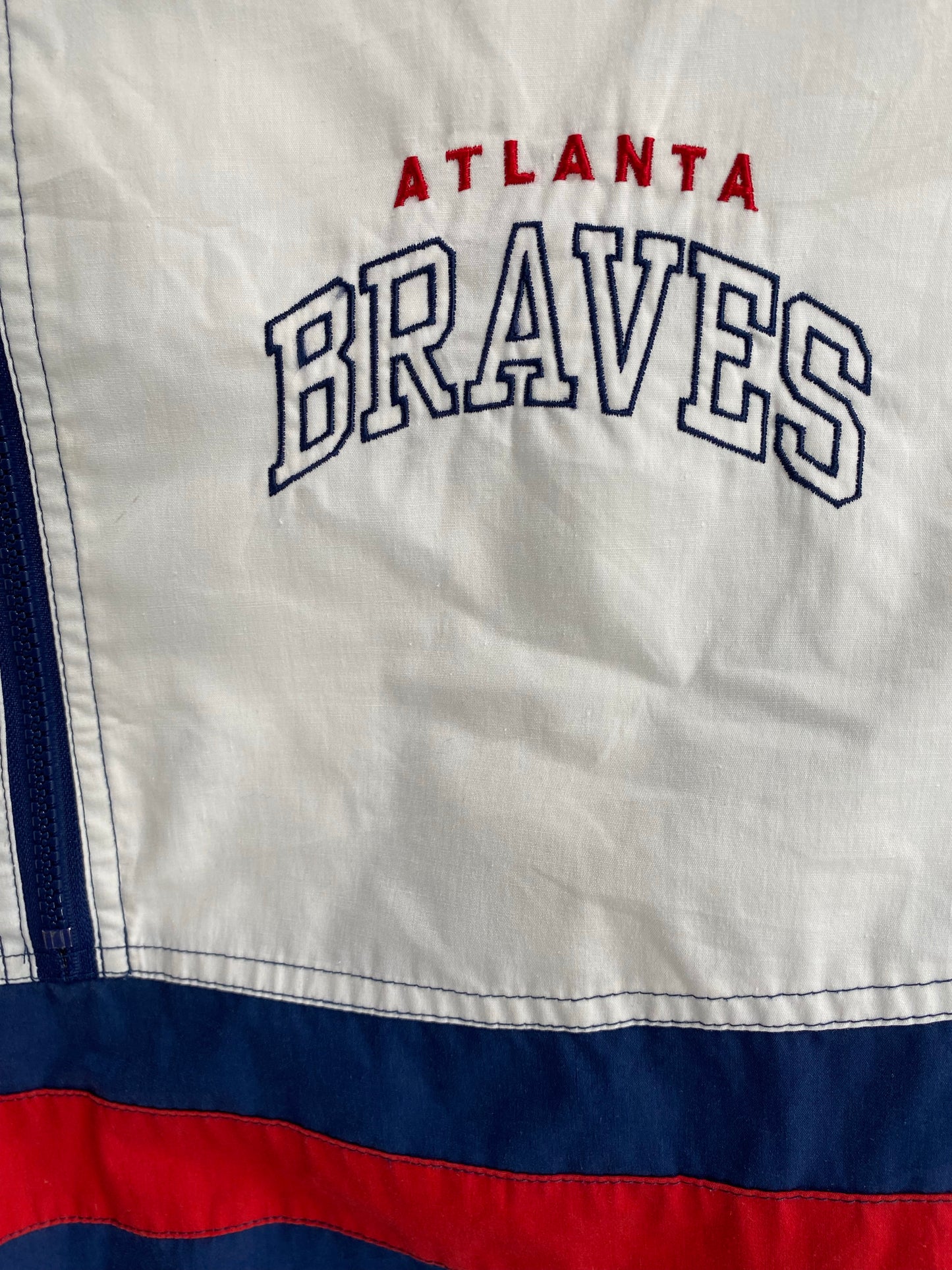 90’s STARTER x ATLANTA BRAVES Size XL Vintage MLB Nylon Jacket  / K9068