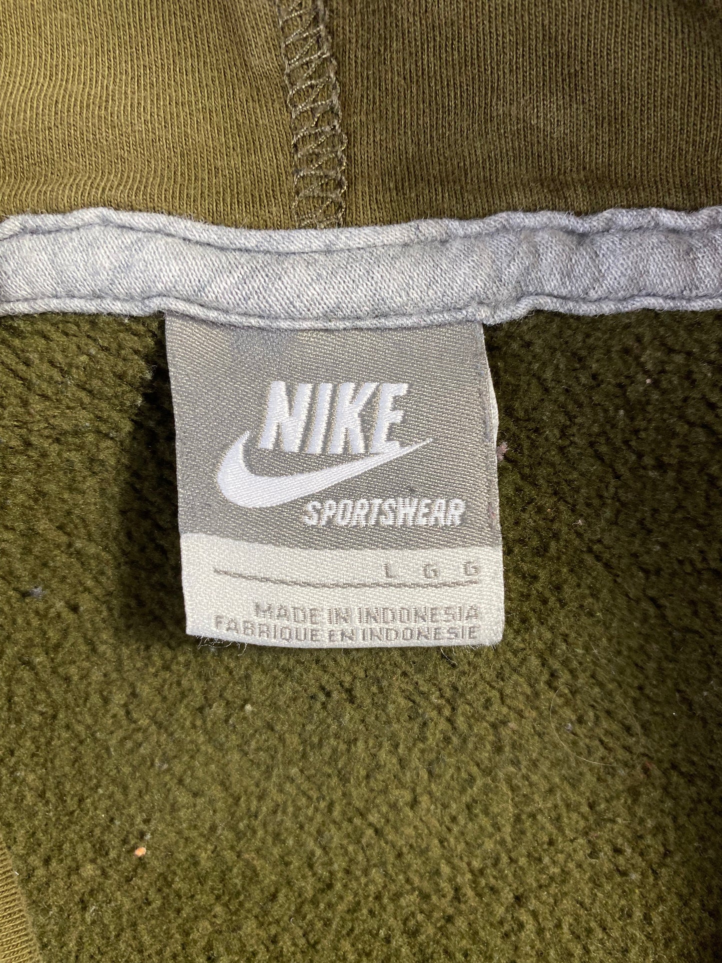 00' NIKE Size L Vintage Hoodie Sweat-shirt / E1406S