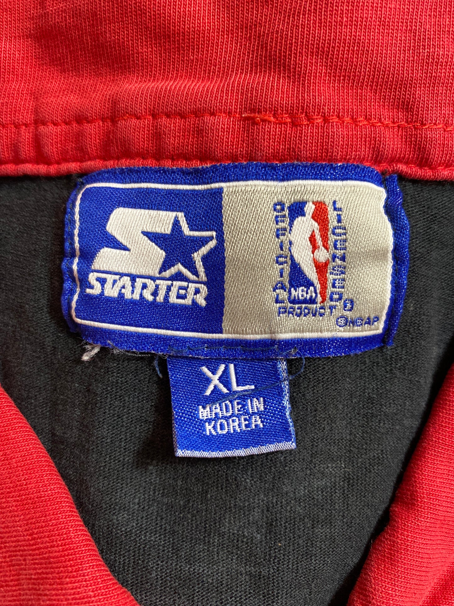 90’s CHICAGO BULLS Size XL STARTER Polo-Shirt /9966