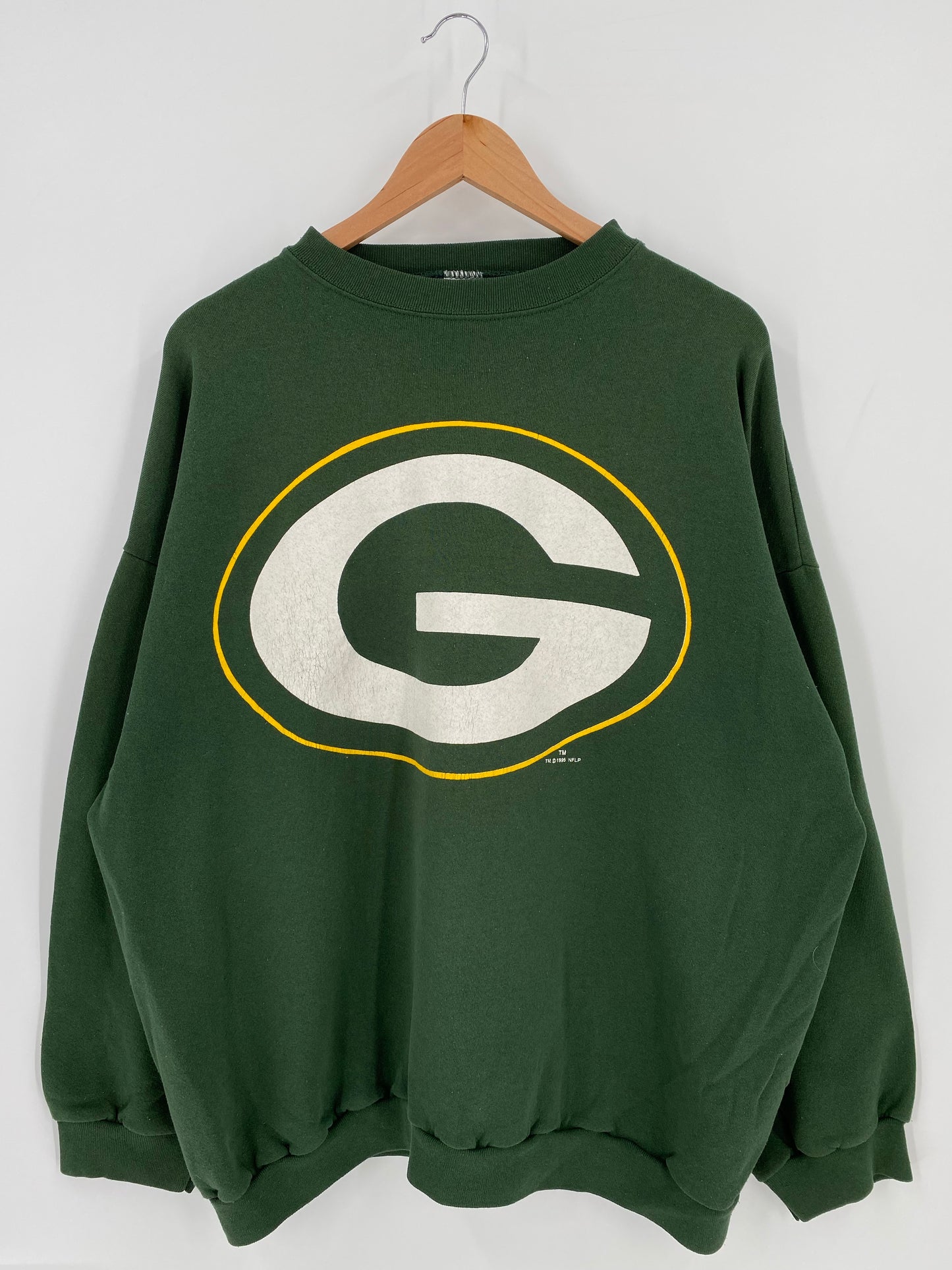 1995 GREEN BAY PACKERS Made in USA Size XXXL Vintage NFL Sweat - Shirt/ K6452
