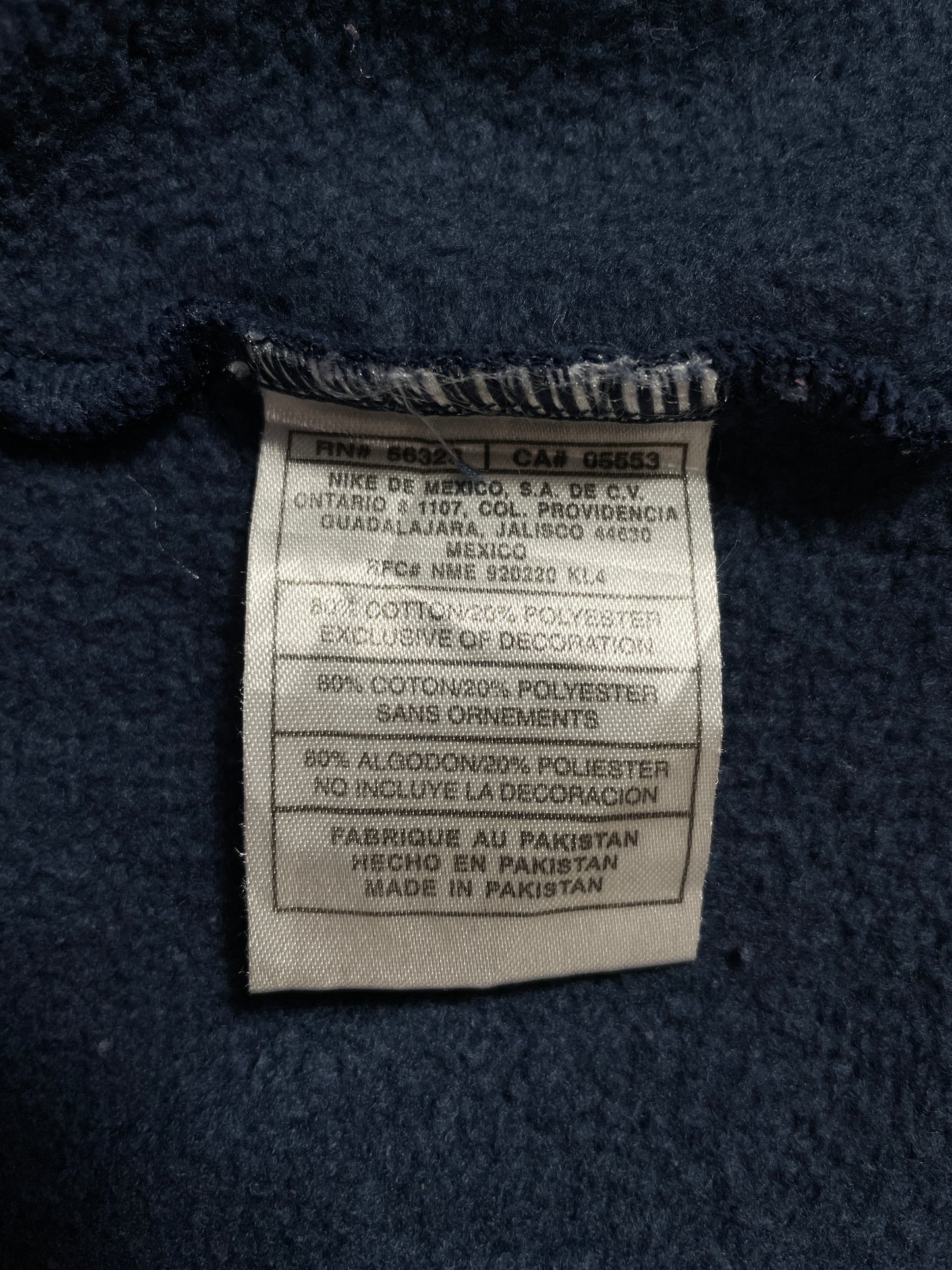 00’ NIKE MINI SWOOSH Size XXL Sweat-shirt / E4424S