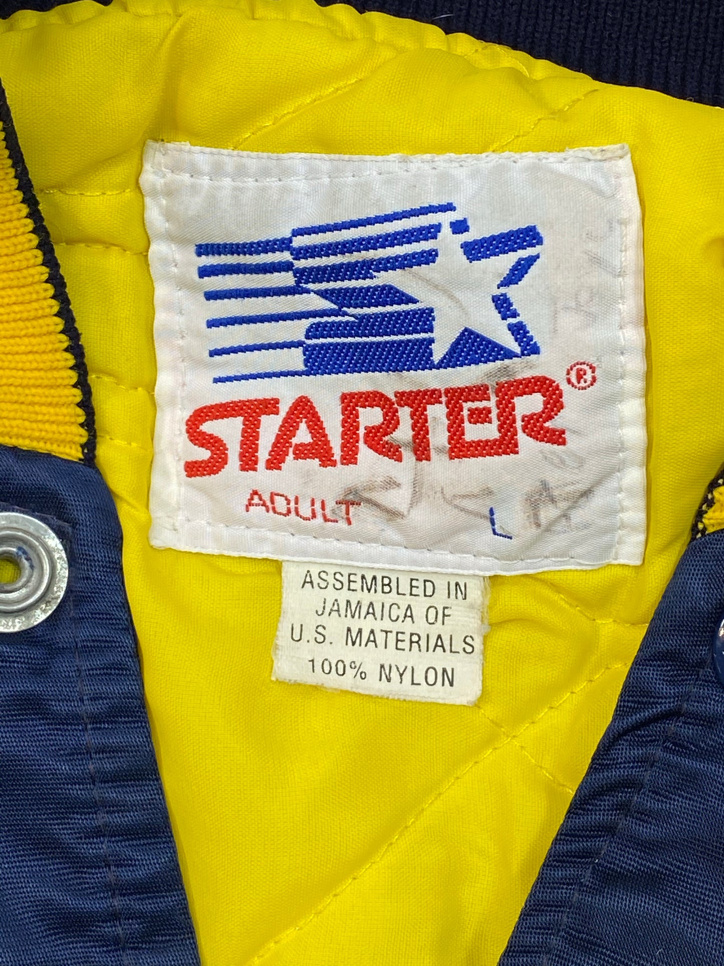90's Starter North Dame VintagePadded Nylon Jacket / 5033